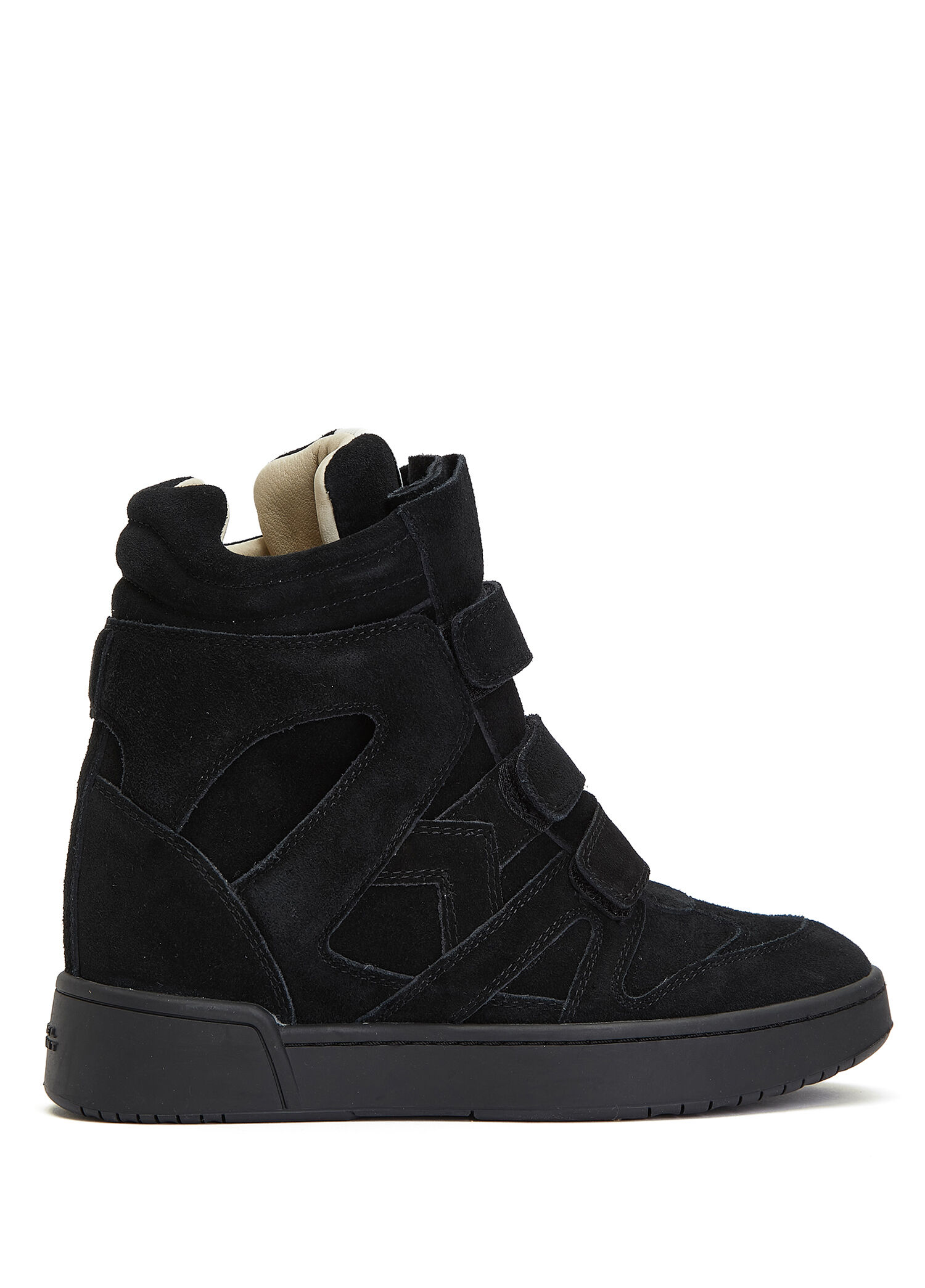 Isabel Marant Siyah Kadın IM3 Siyah Kadın Süet Sneaker 1947632