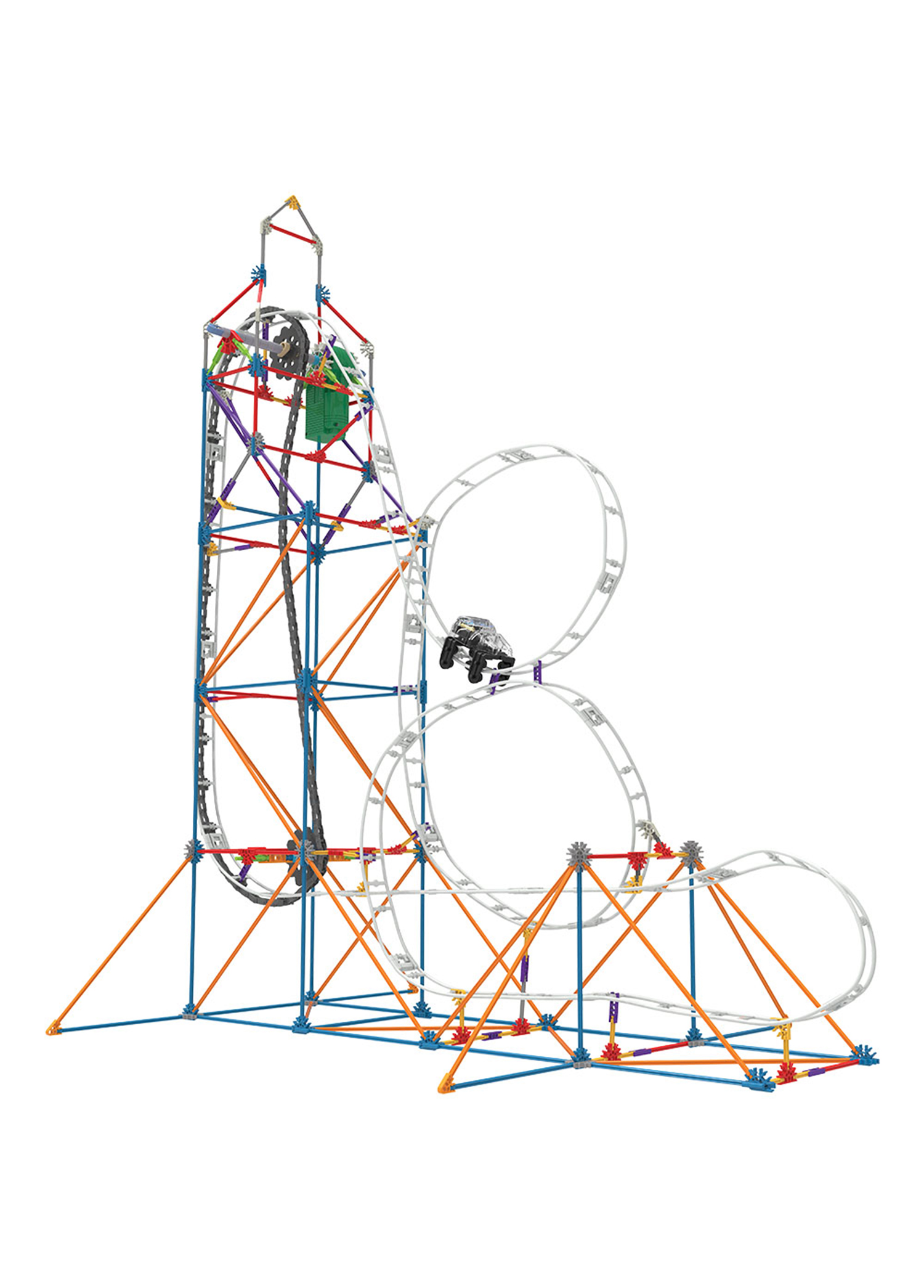 Looping Light Up Motorlu Roller Coaster Seti