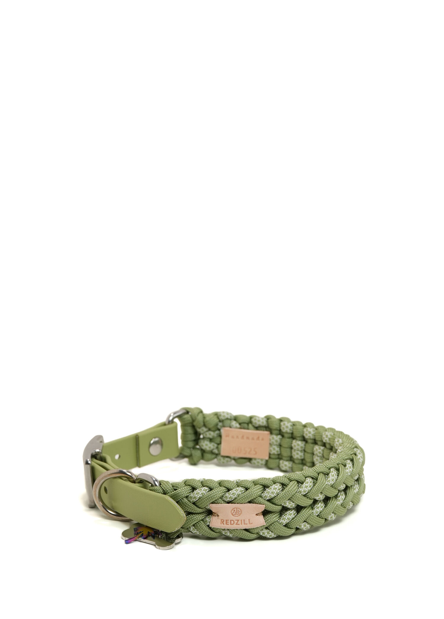 Nerida Paracord Açık Yeşil Latte Köpek Boyun Tasması