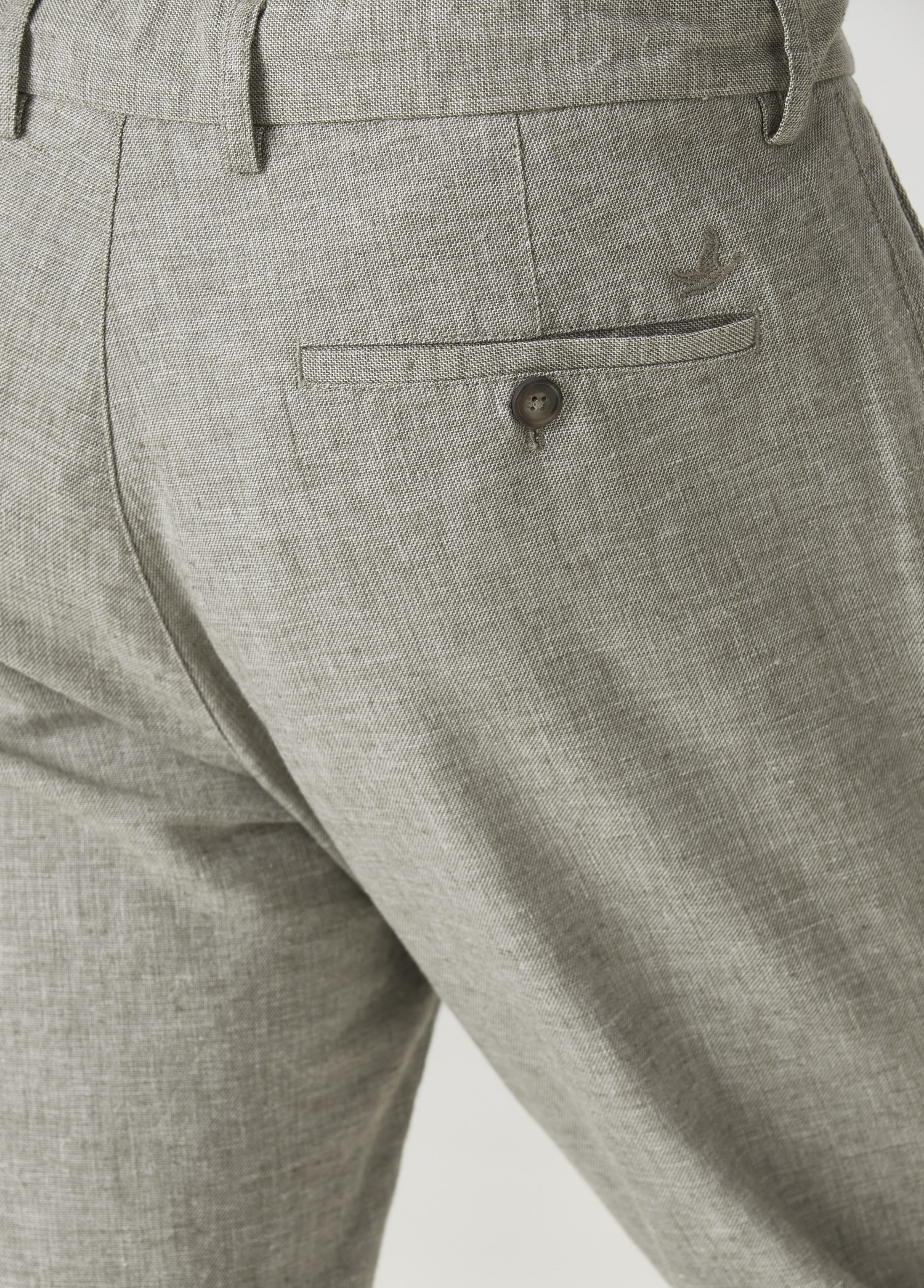 Haki Beli Kordonlu Klasik Pantolon_4
