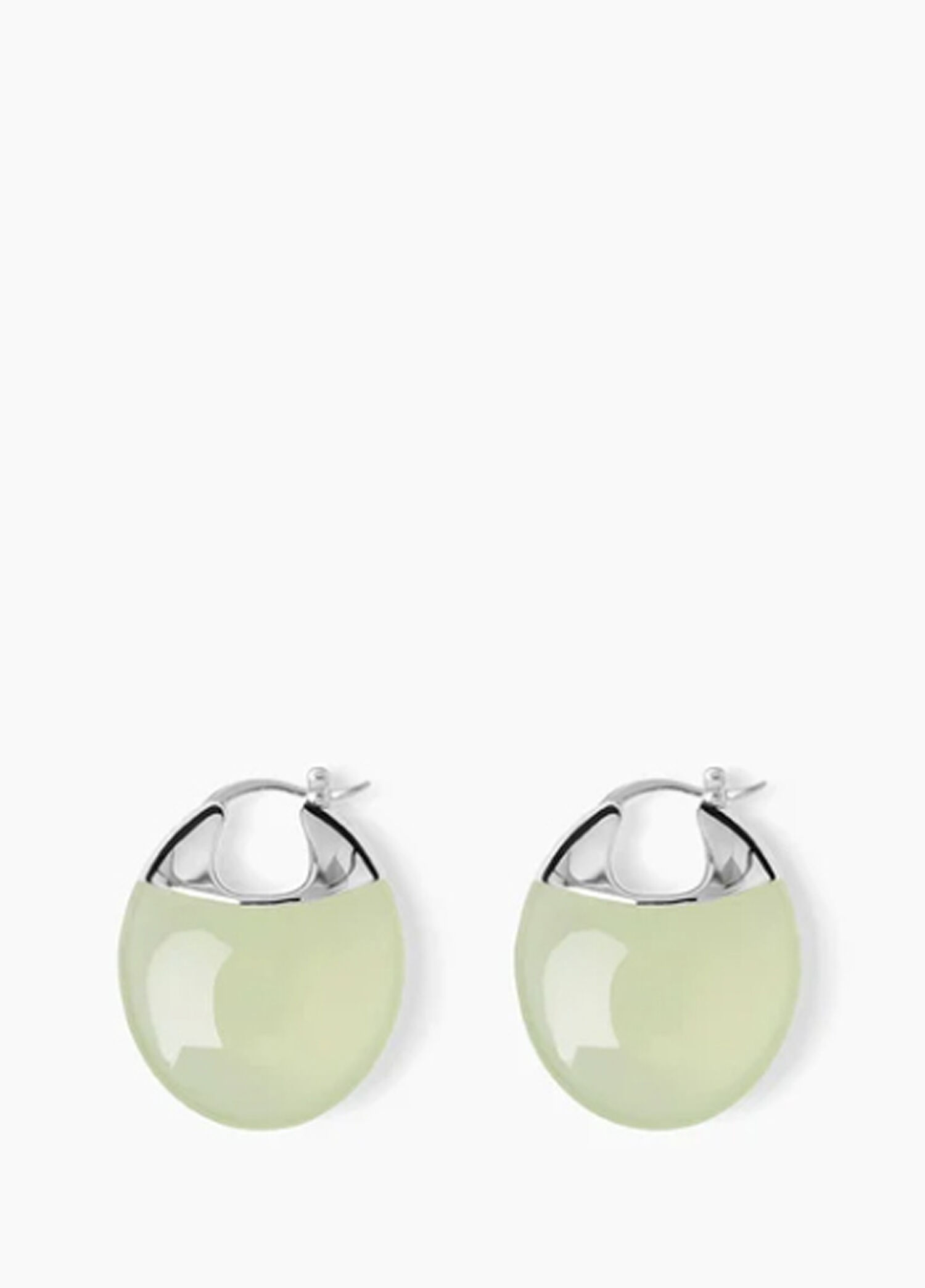 The Erin Green Women's Silver Earrings