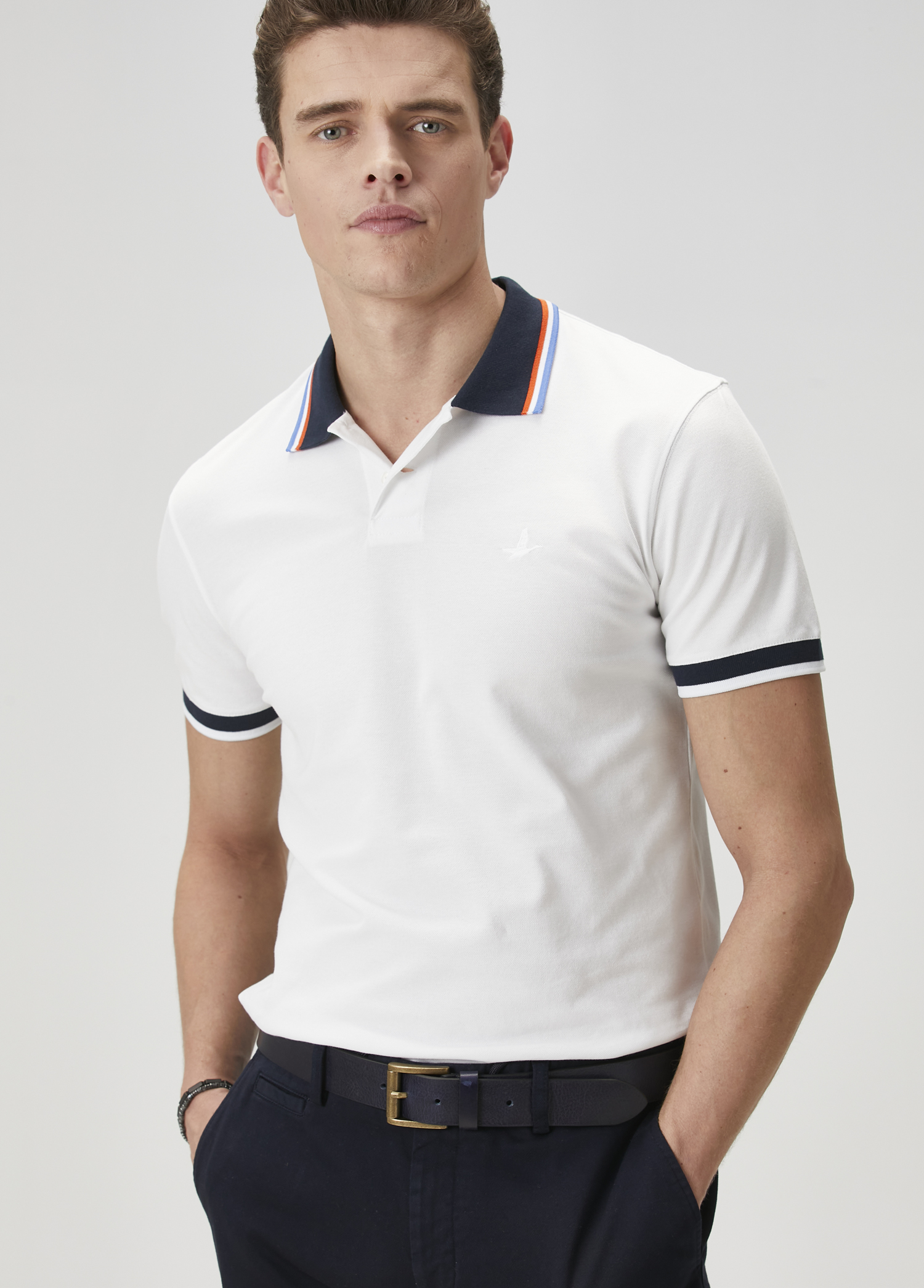 Beyaz Polo T-shirt
