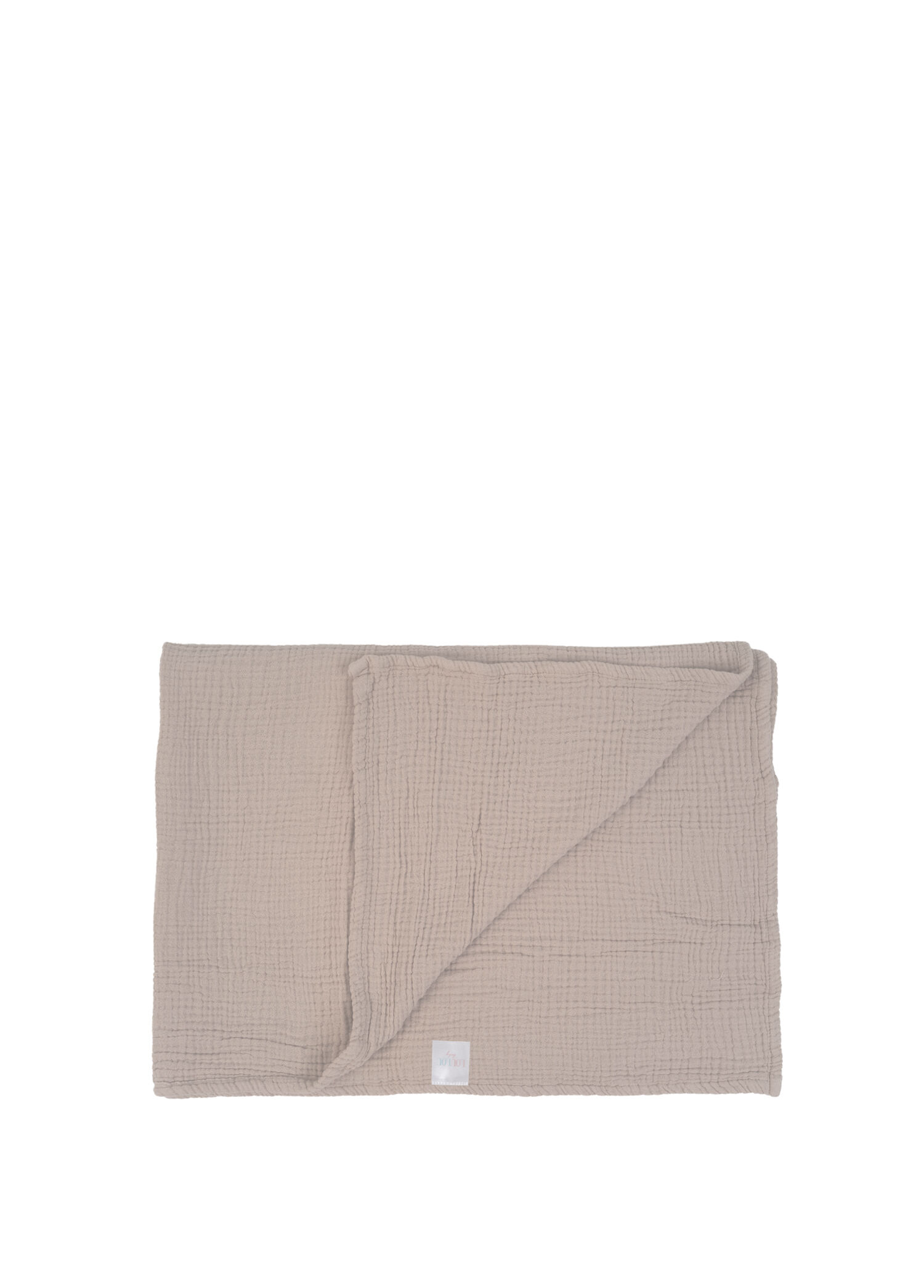 Bej Müslin %100 Organik Pamuk Bebek Battaniyesi 100 x 120 cm
