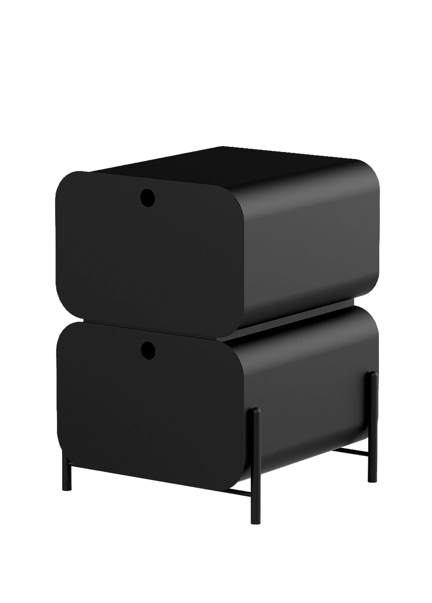 Pod Siyah Metal Komodin