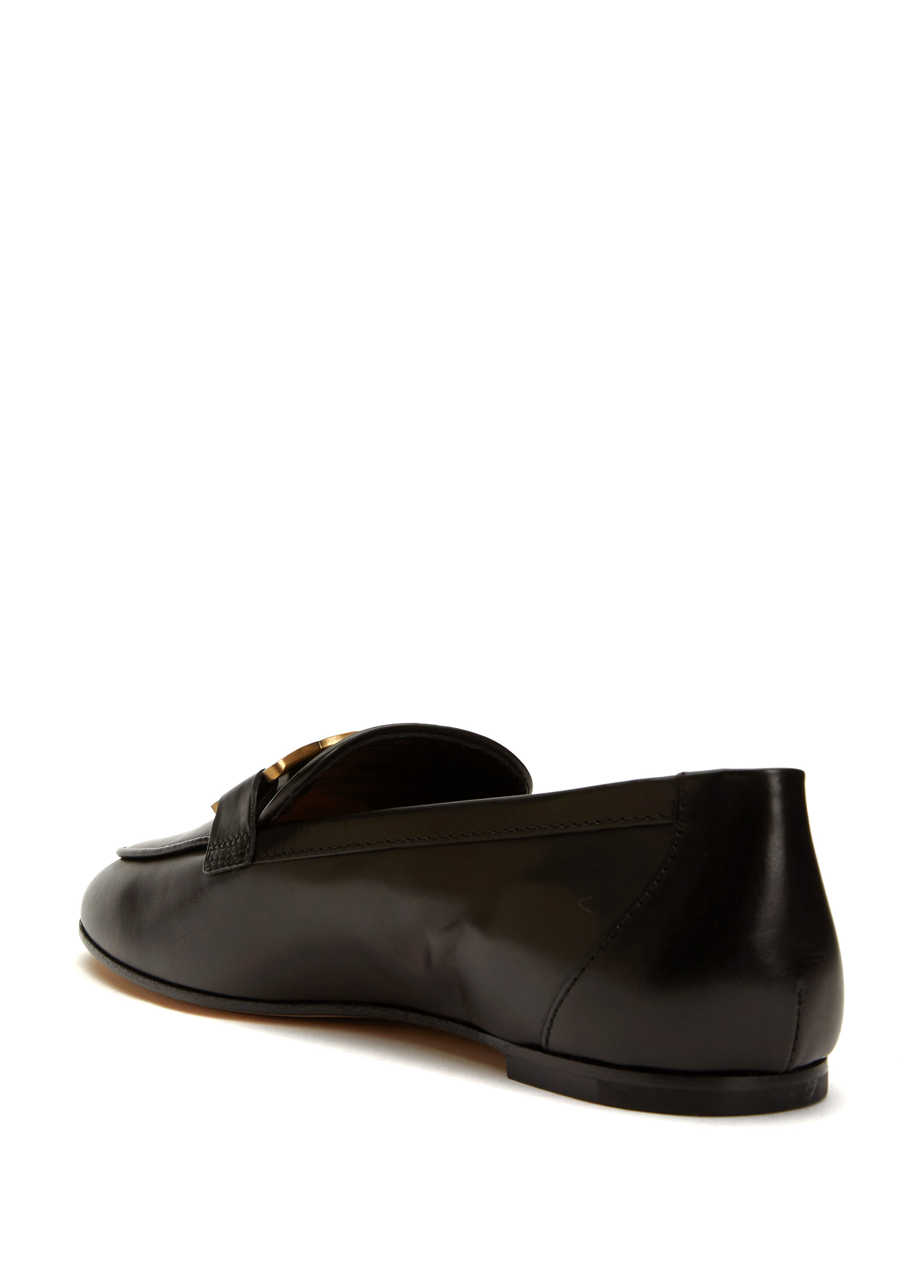 Beymen Siyah Zincir Bantlı Kadın Deri Loafer. 3 Beymen Siyah Zincir Bantlı Kadın Deri Loafer. 3