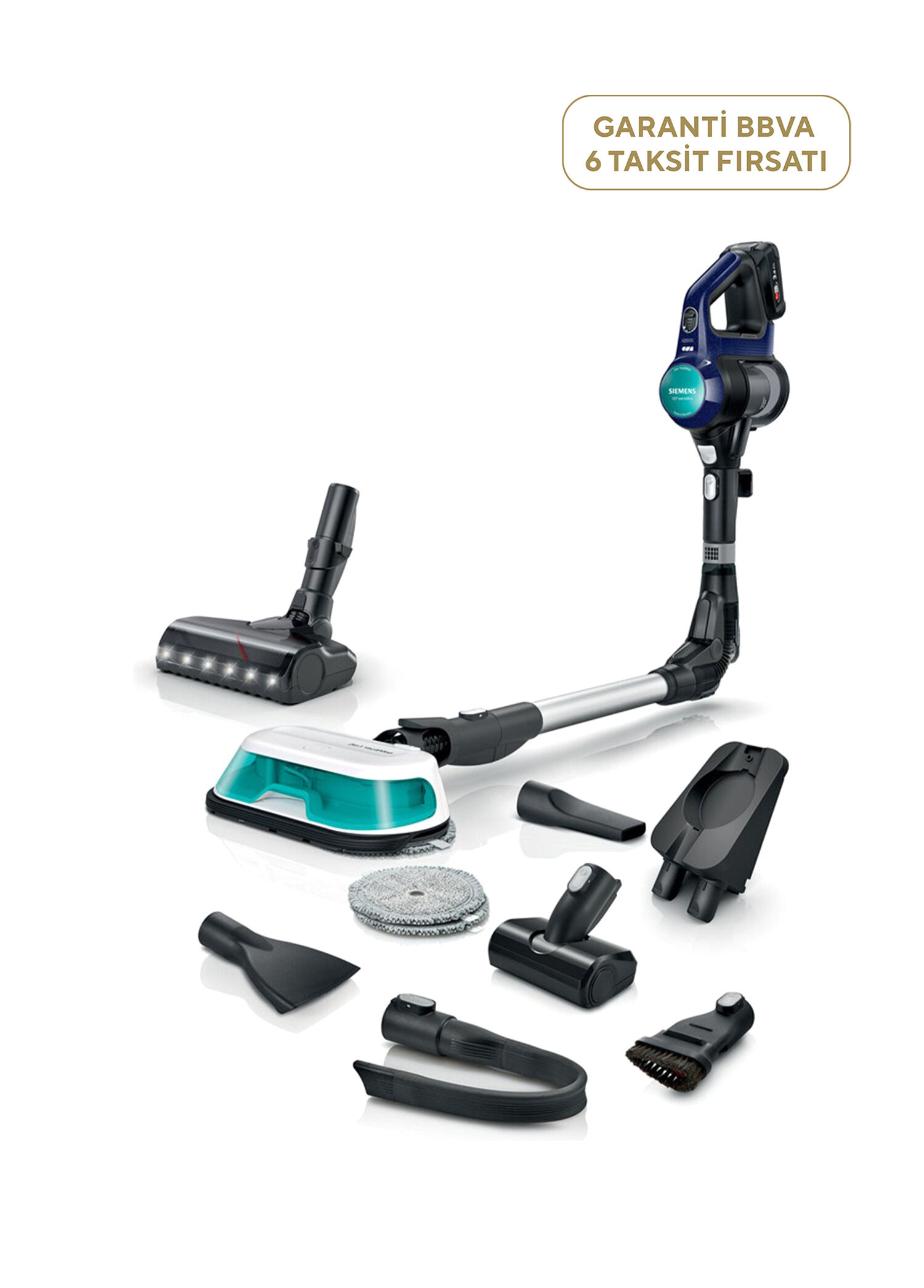 IQ500 VSM120HYG Şarjlı Dikey Süpürgesi