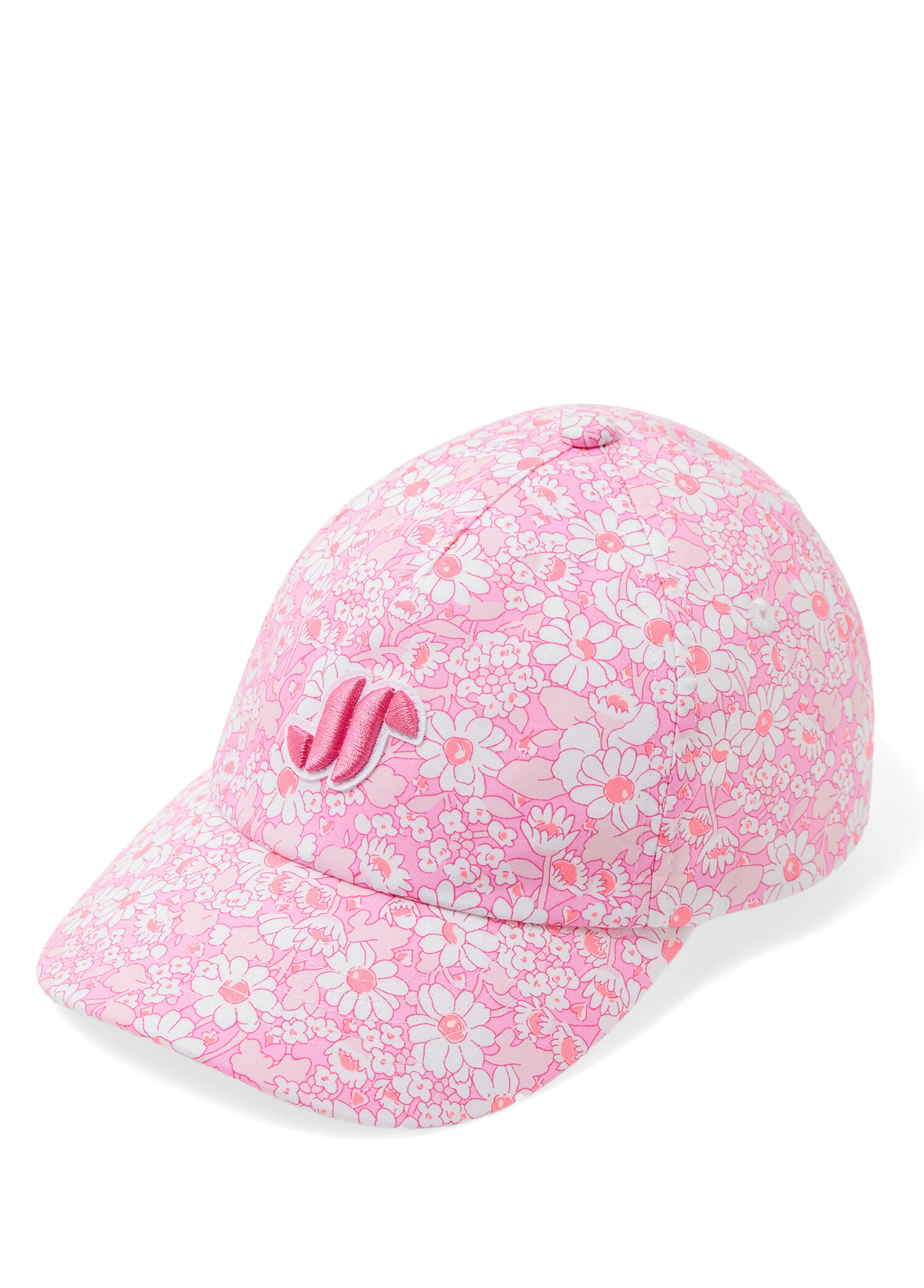 Pembe Liberty Kumaş Kız Çocuk Şapka