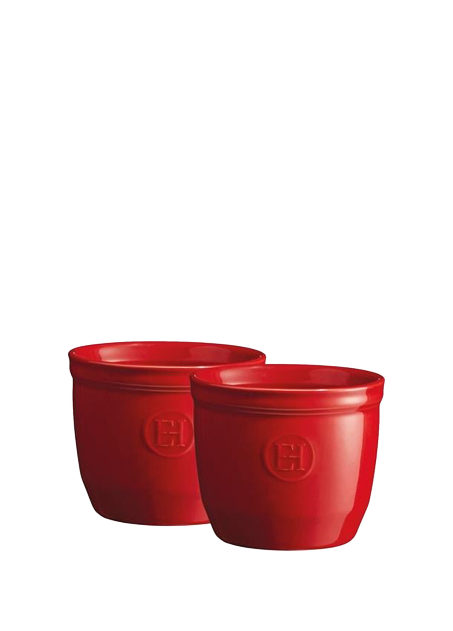 Ramekin No.8 Kırmızı Seramik 2'li Fırın Kabı Seti