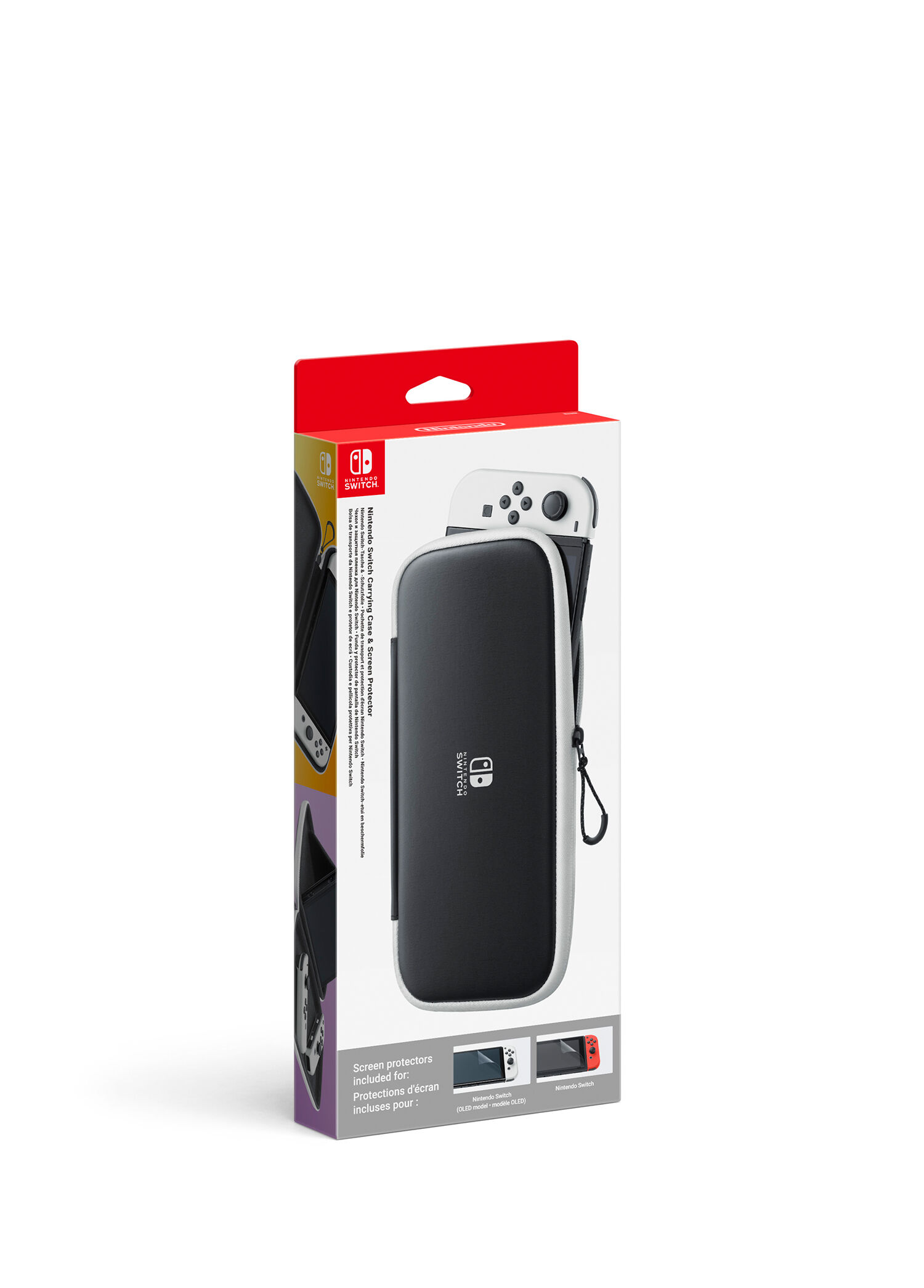 Nintendo - Nintendo Switch Siyah Taşıma Çantası - Siyah-Beyaz