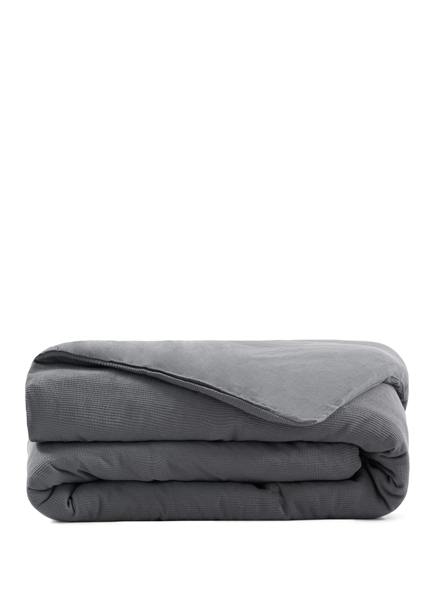 Alford Antrasit %100 Pamuk Çift Kişilik Nevresim Kılıfı 200 x 220 cm