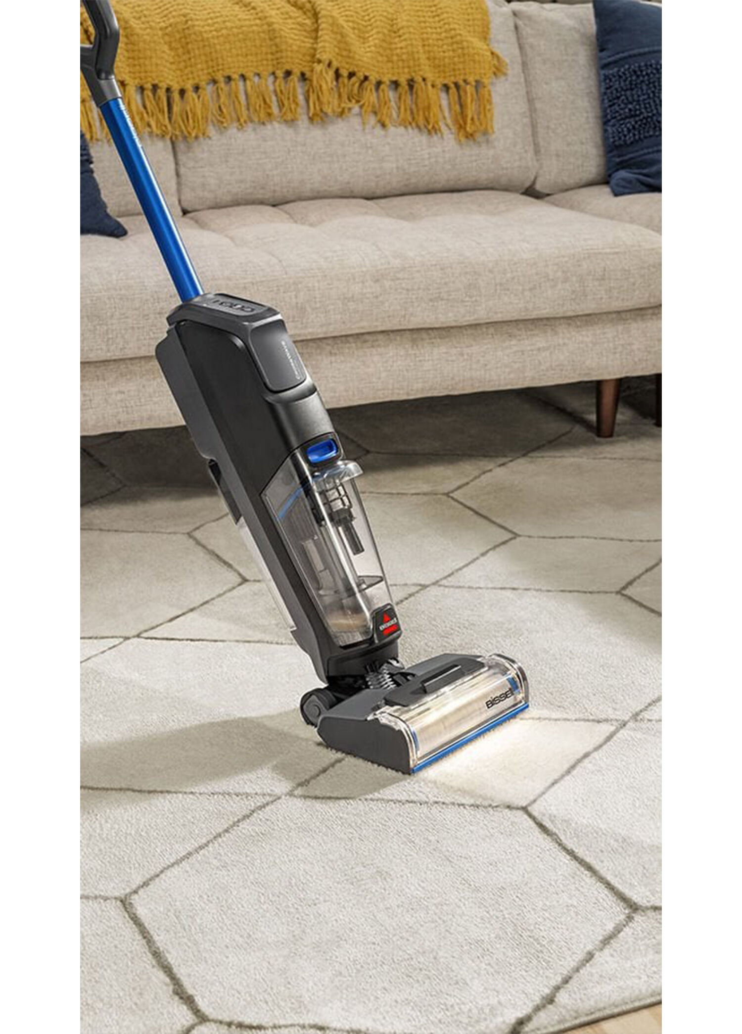 Bissell - CrossWave OmniFind Islak ve Kuru Dikey Süpürge - Siyah