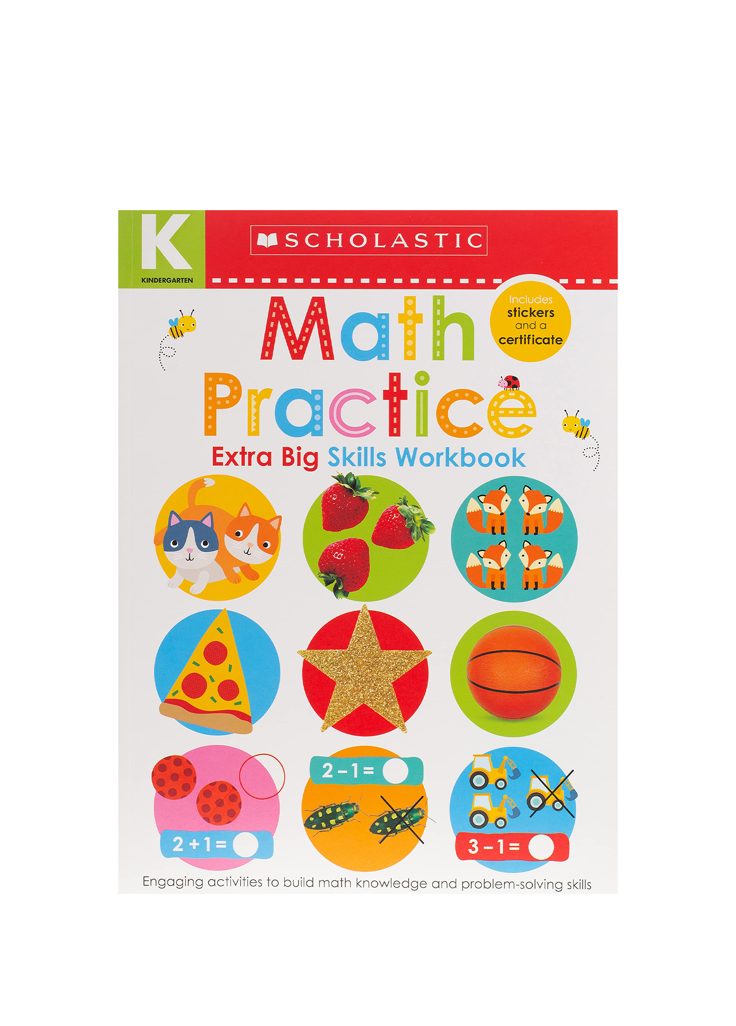 Kindergarten Workbook: Math Practice Extra Big Skills Workbook