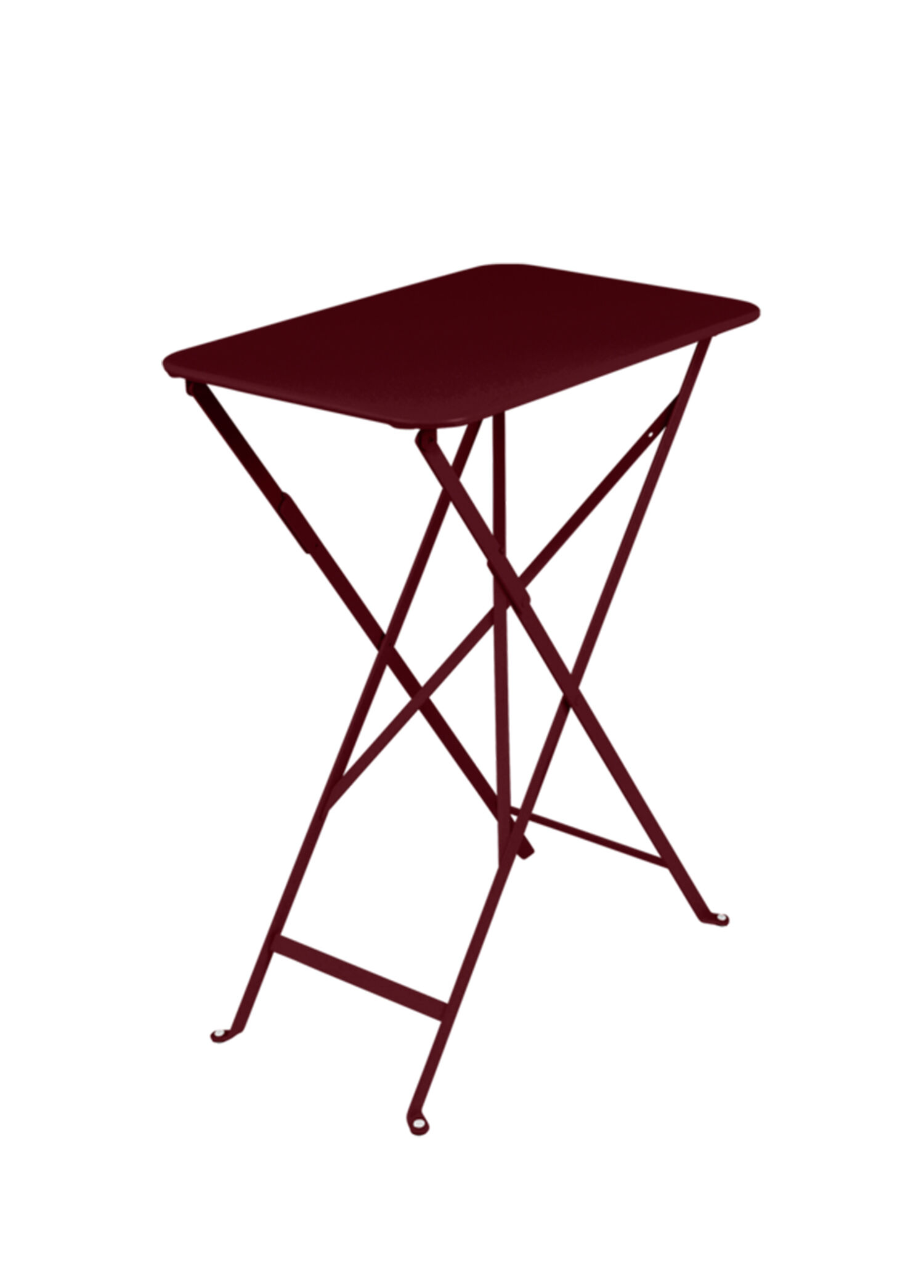 Bistro Folding Koyu Kırmızı Alüminyum Bahçe Masası