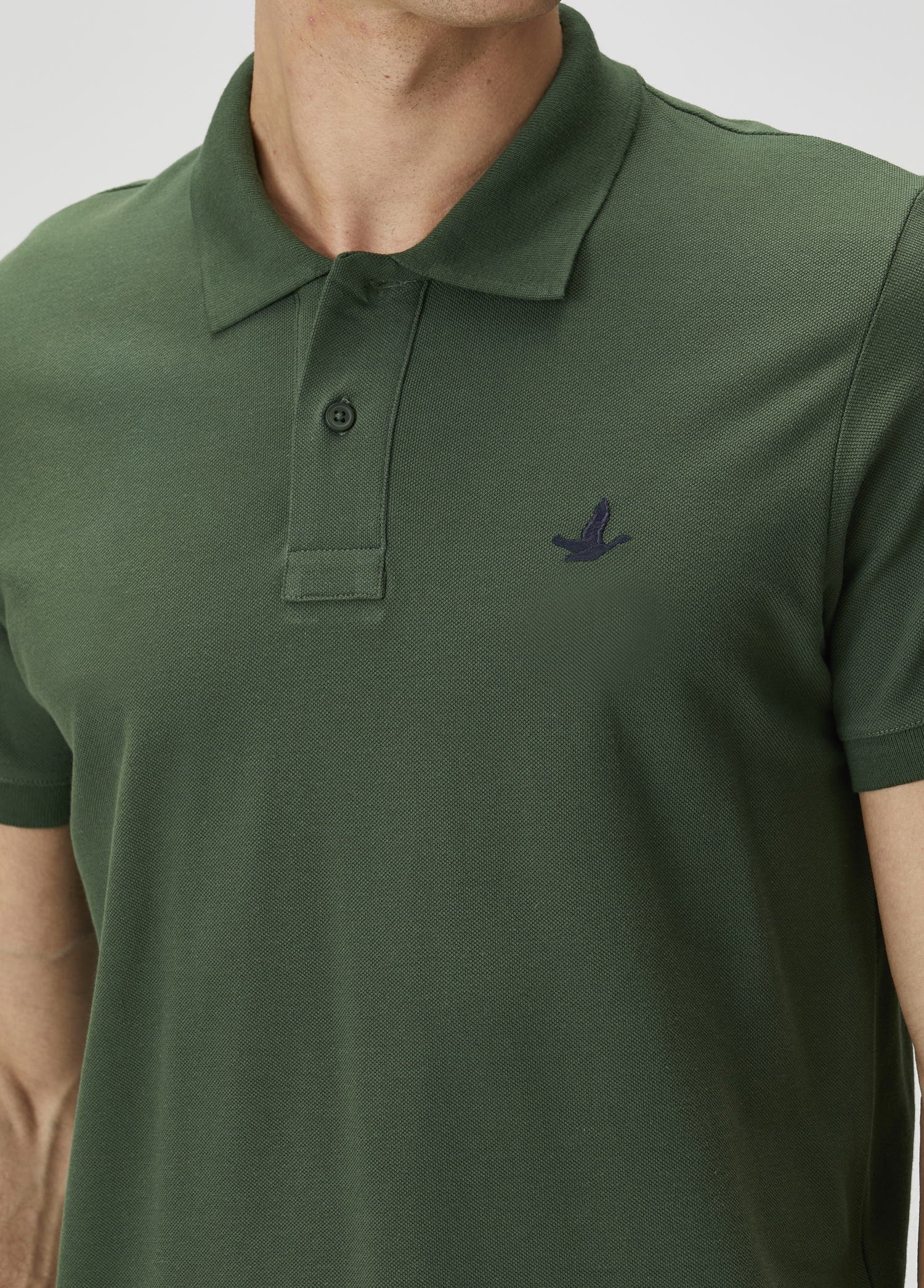Yeşil Polo Yaka T-shirt_4