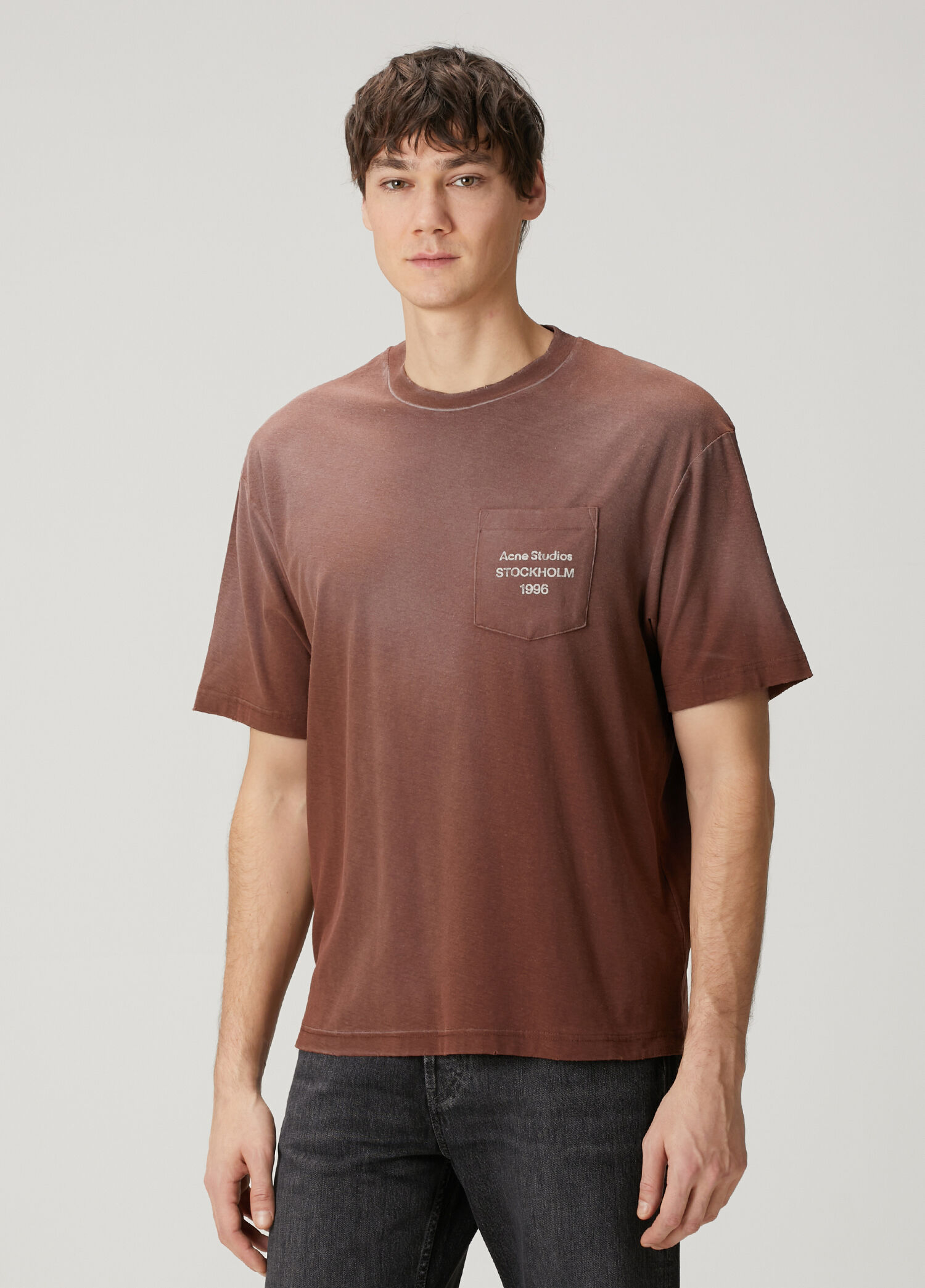 Kahverengi Organik Pamuk T-shirt