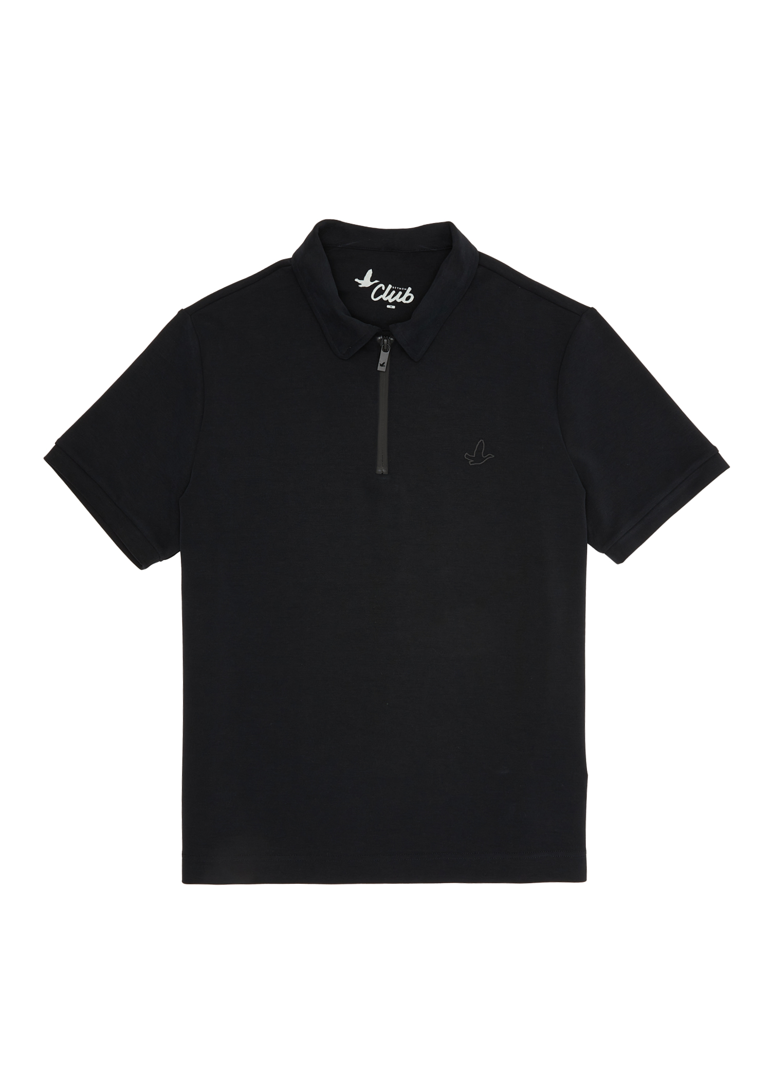 Comfort Fit Siyah Polo Yaka T-shirt_7