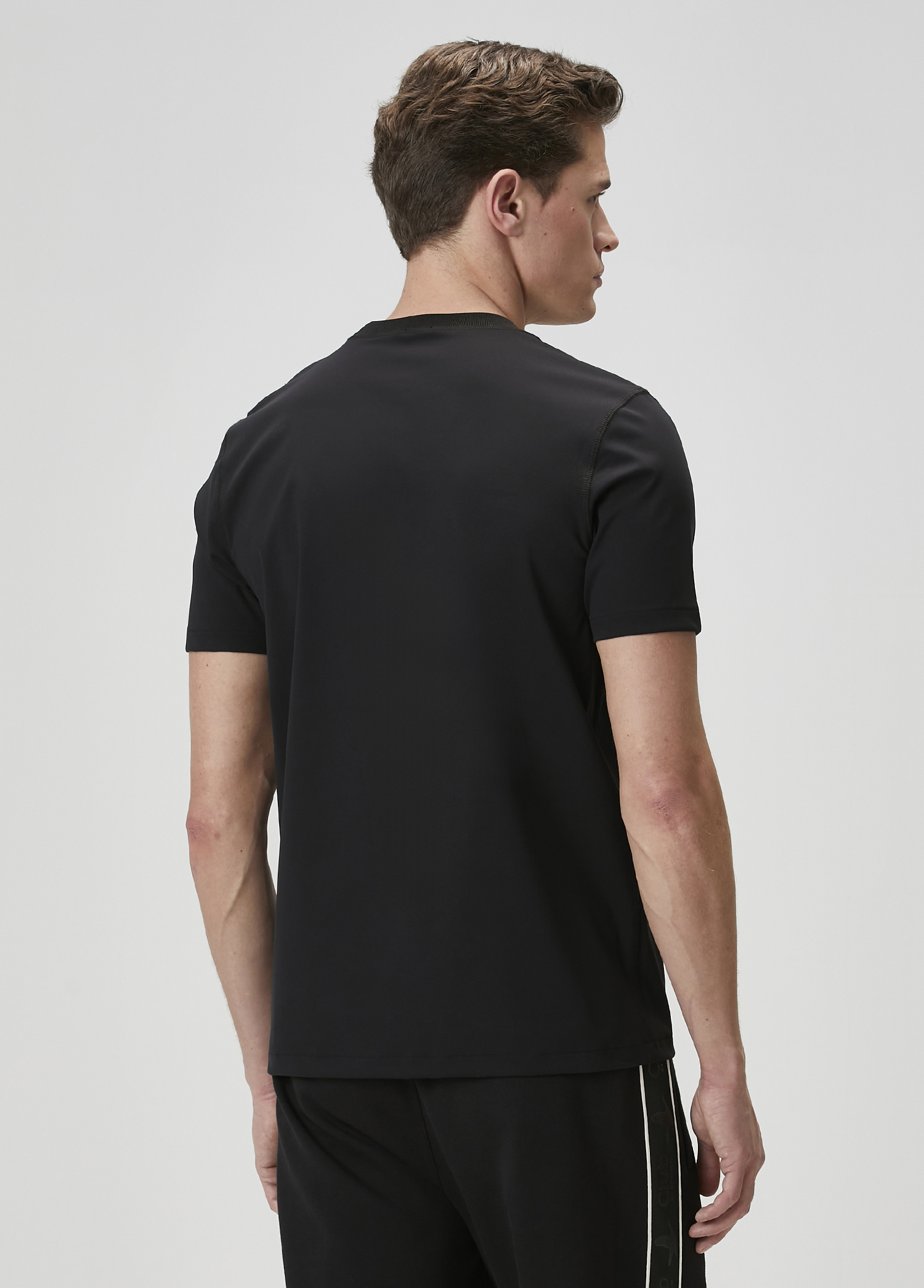 Relaxed Fit Siyah T-shirt_5