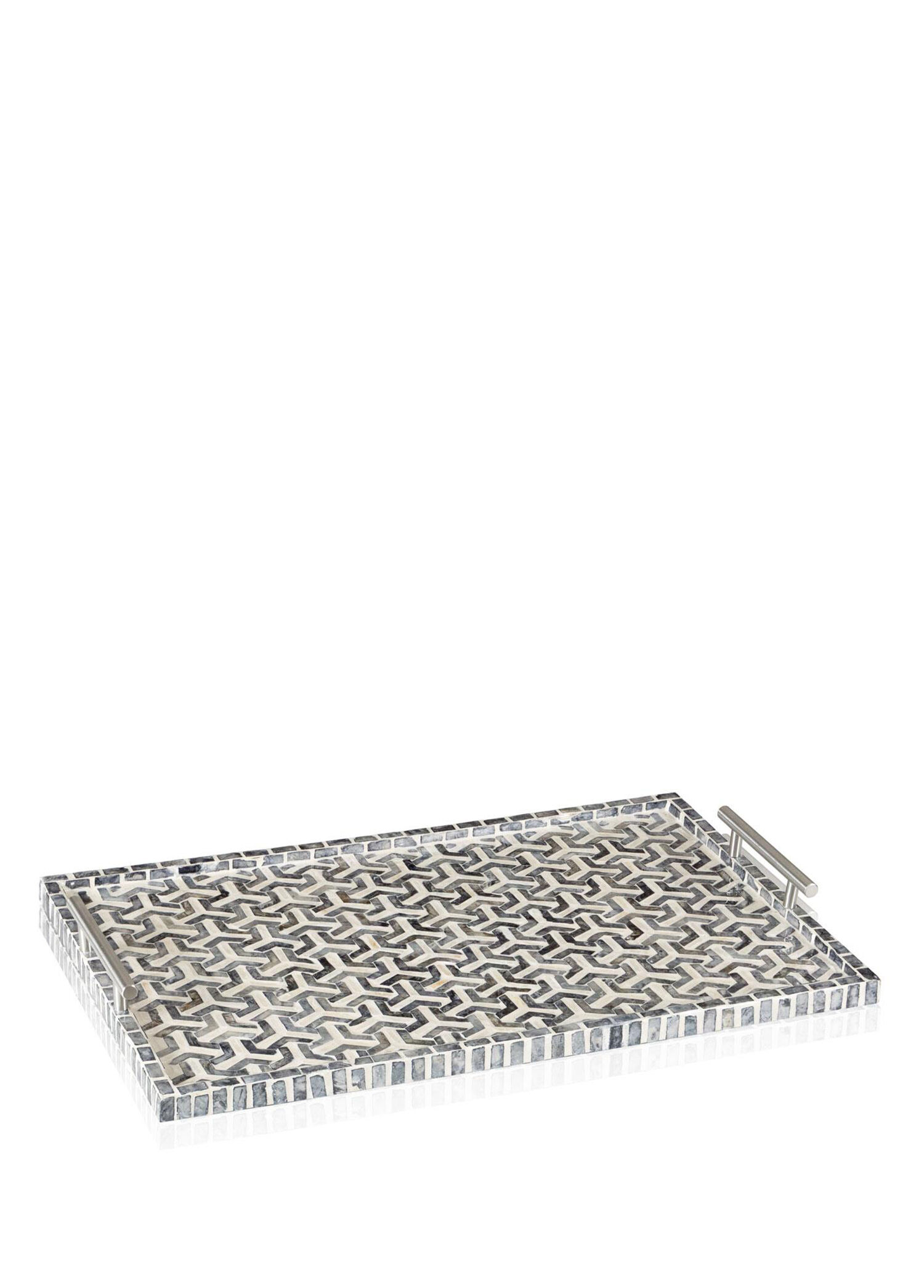 Sedef Seramik Dikdörtgen Tepsi 55 x 35 cm