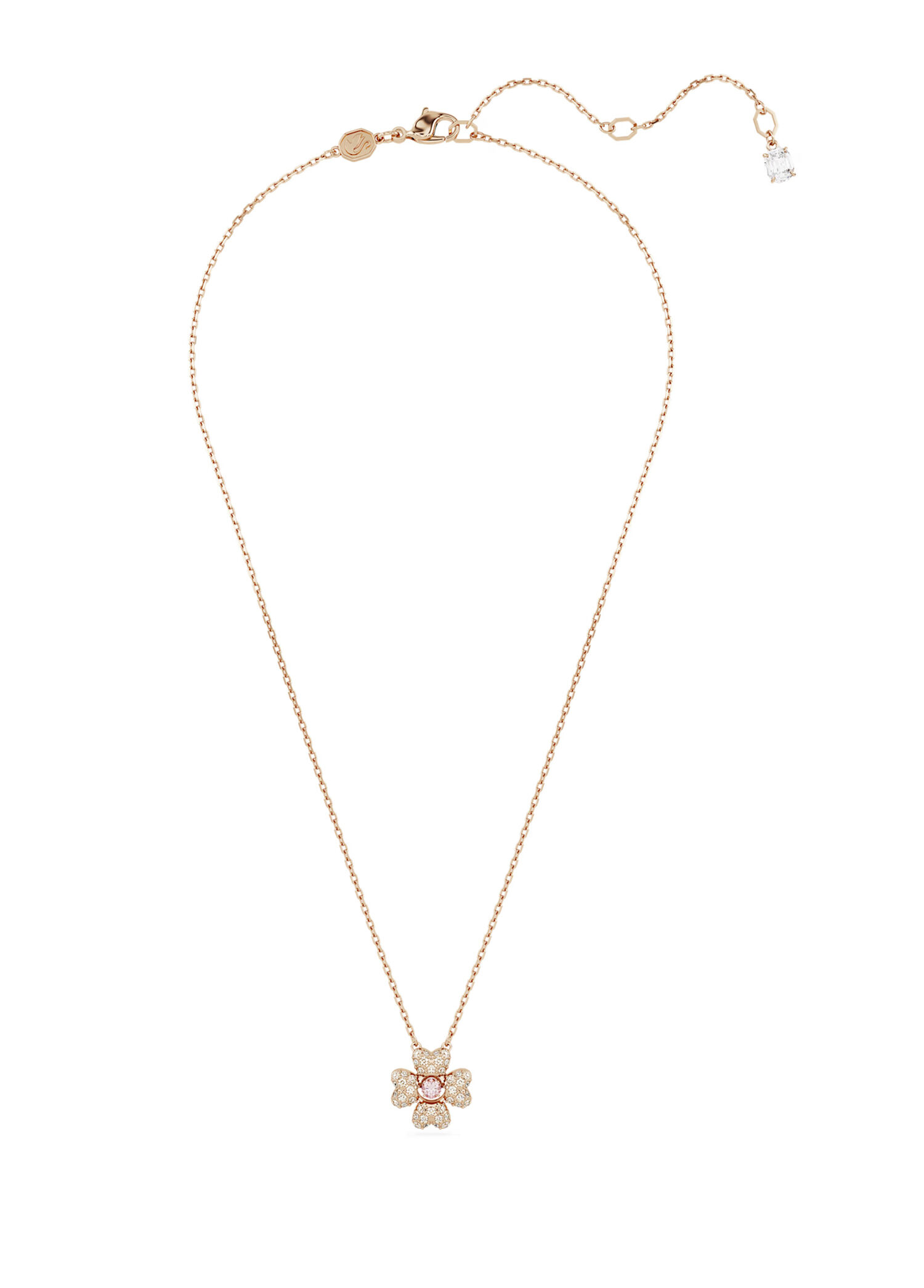 Idyllia Pend Cz Clover Silk Ros Kadın Kolye