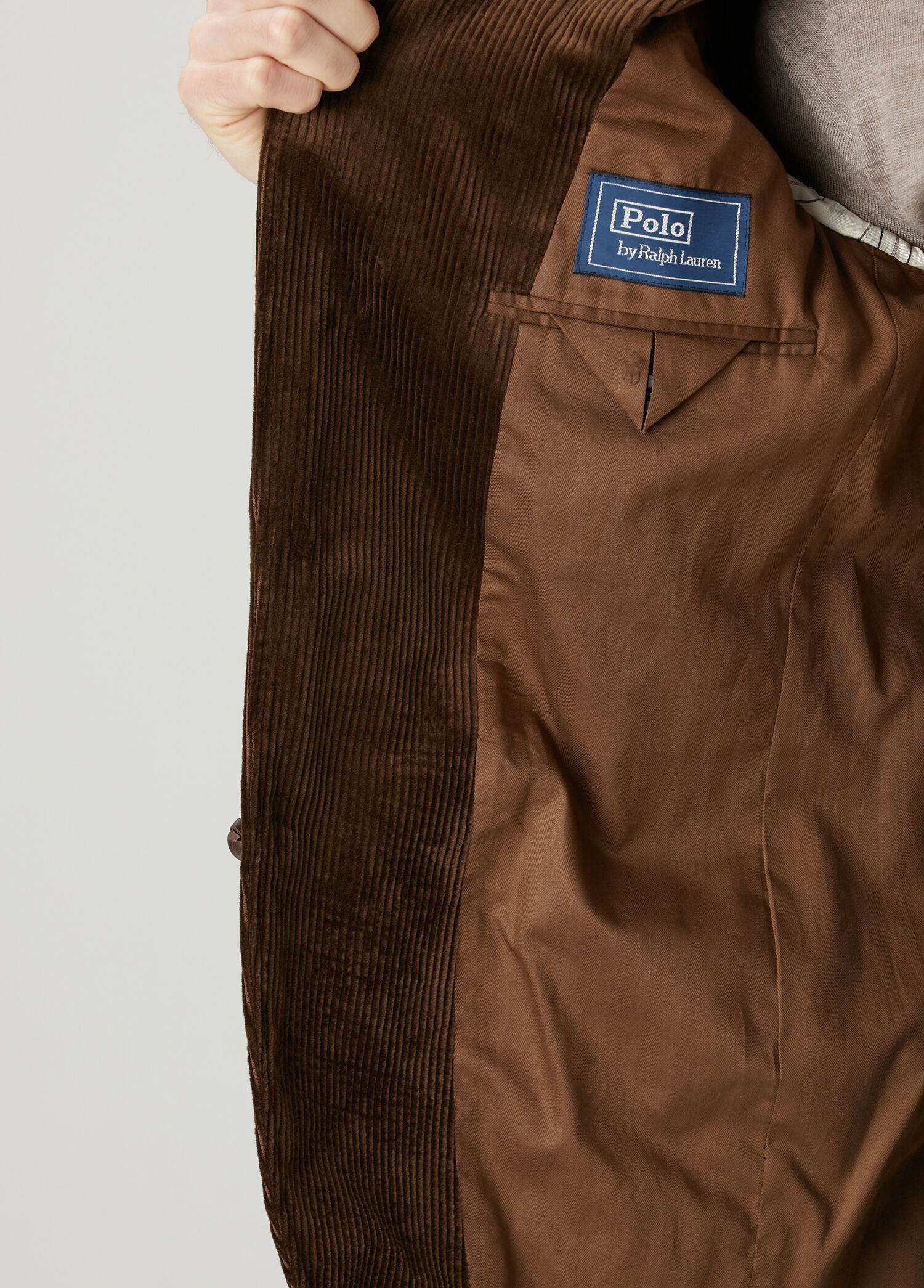 Polo Ralph Lauren Kahverengi Erkek Kahverengi Kadife Ceket 1791953