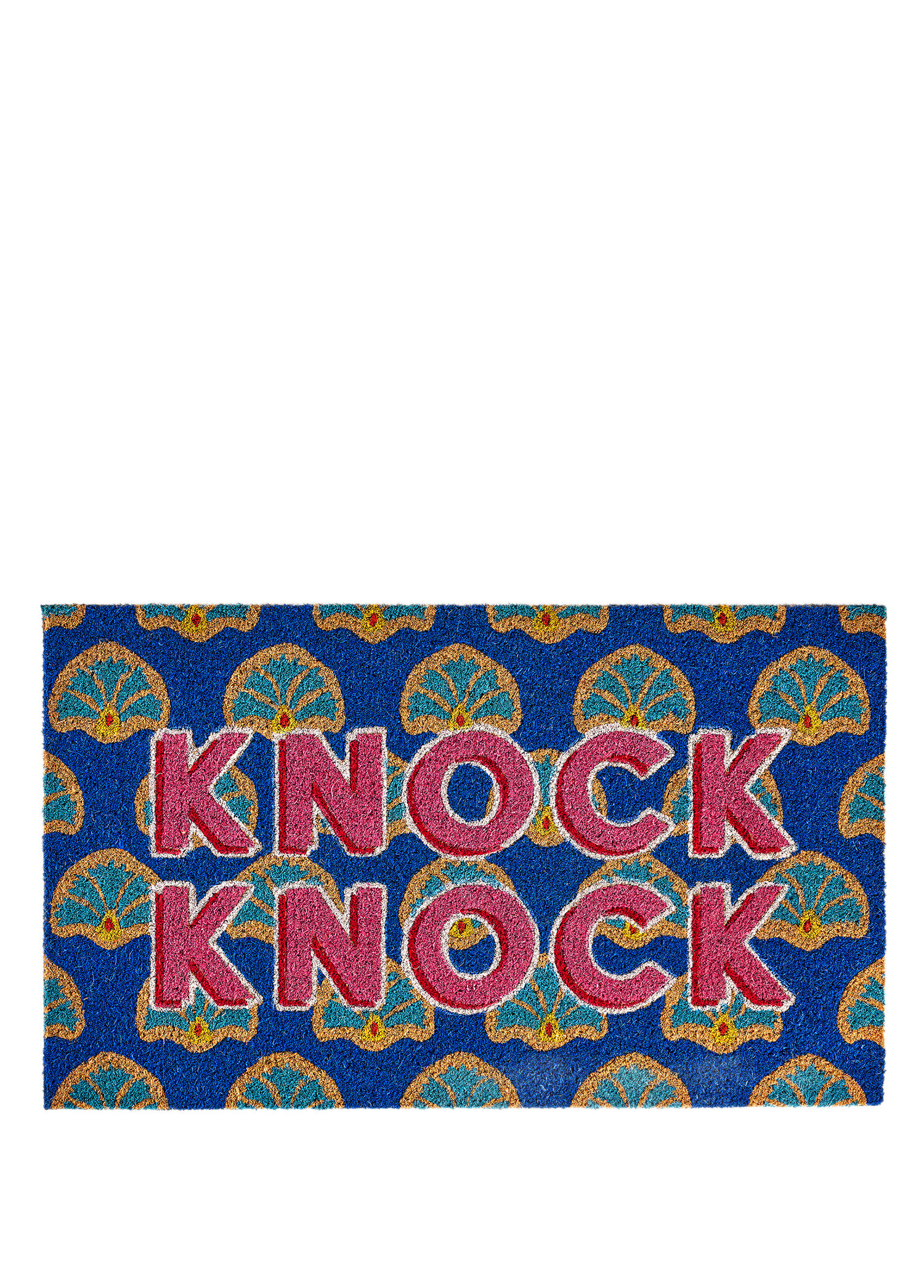 Kerala Coır Mavi Kapı Önü Paspası 45 x 75 cm
