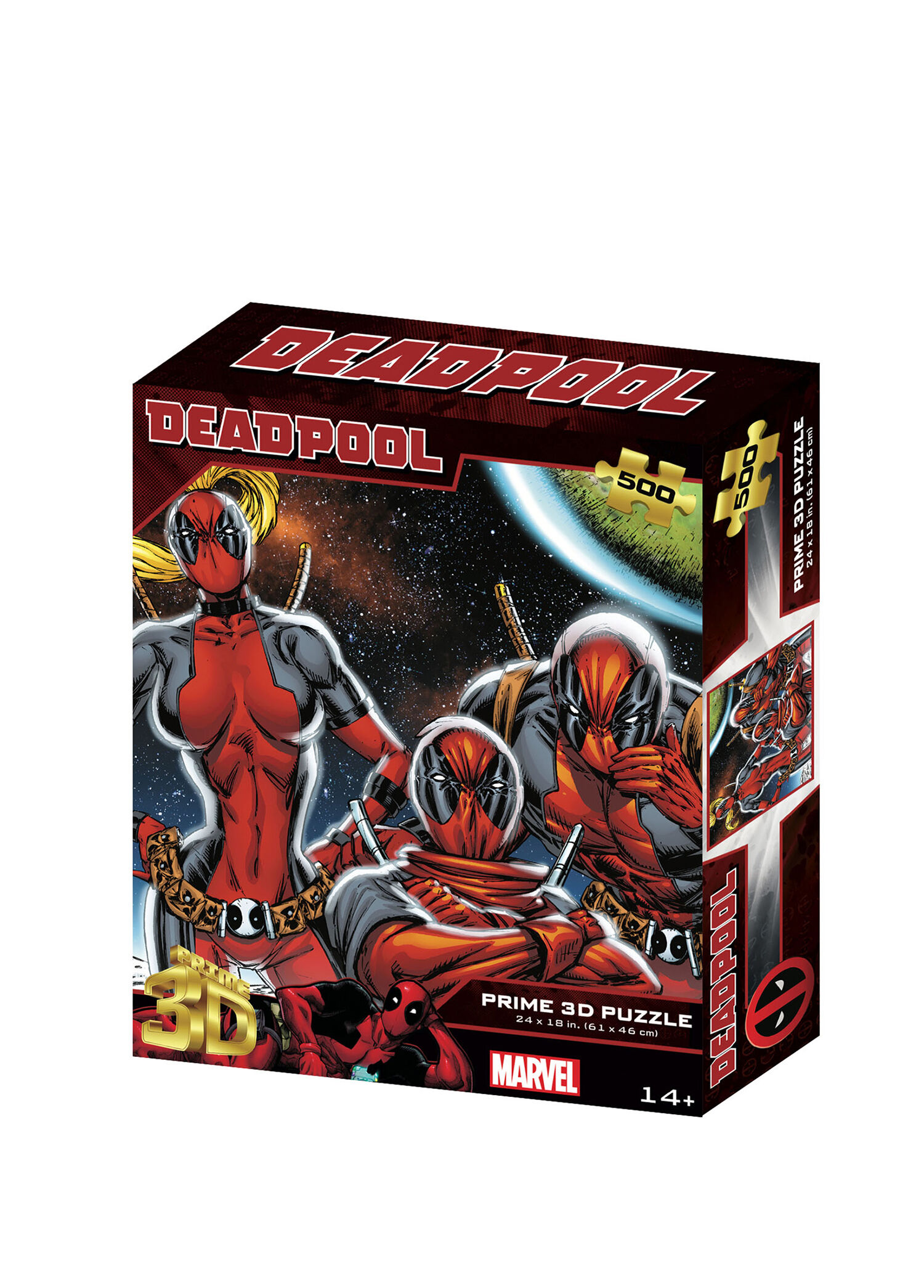 Marvel Deadpool 500 Parça 3D Puzzle