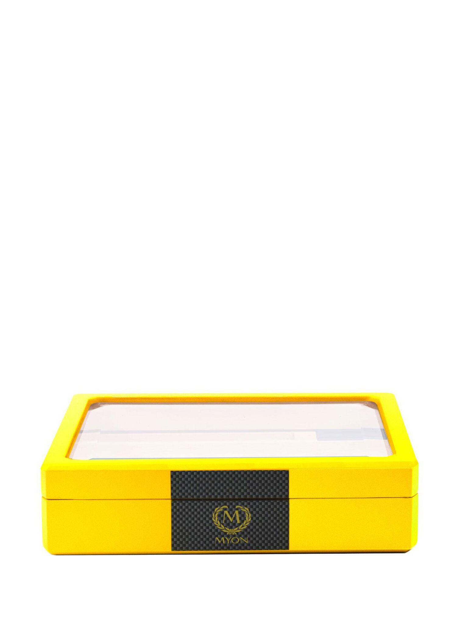 Sarı Camlı Mini 20's Humidor Puro Kutusu