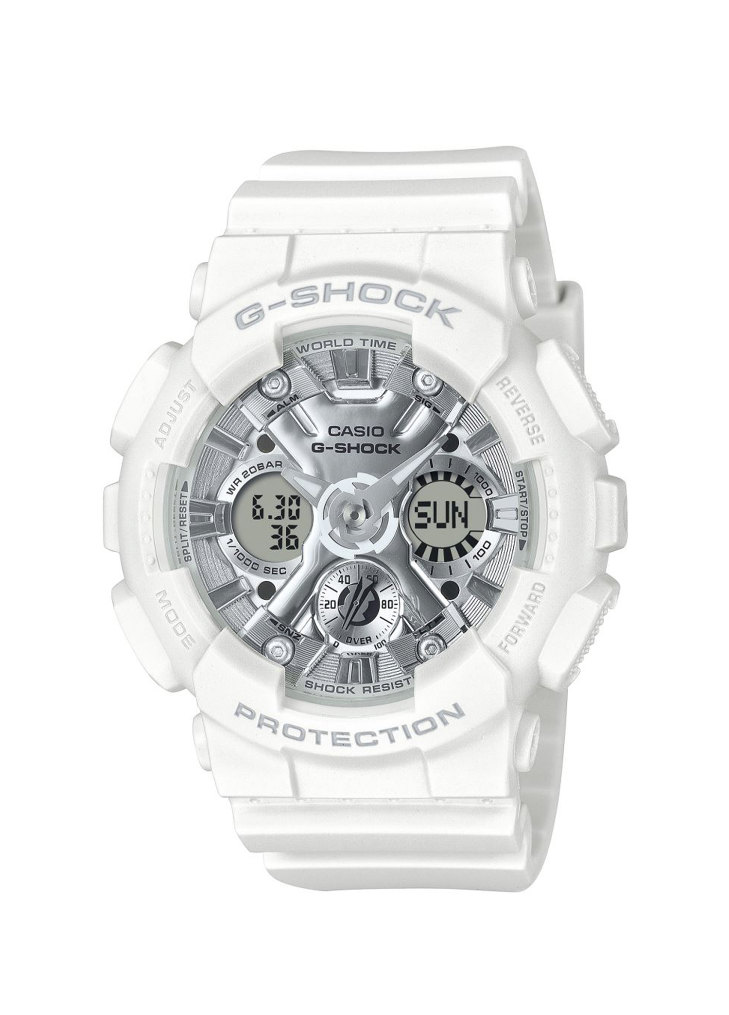 G-Shock GMA-S120VA-7ADR  Beyaz Kadın Kol Saati