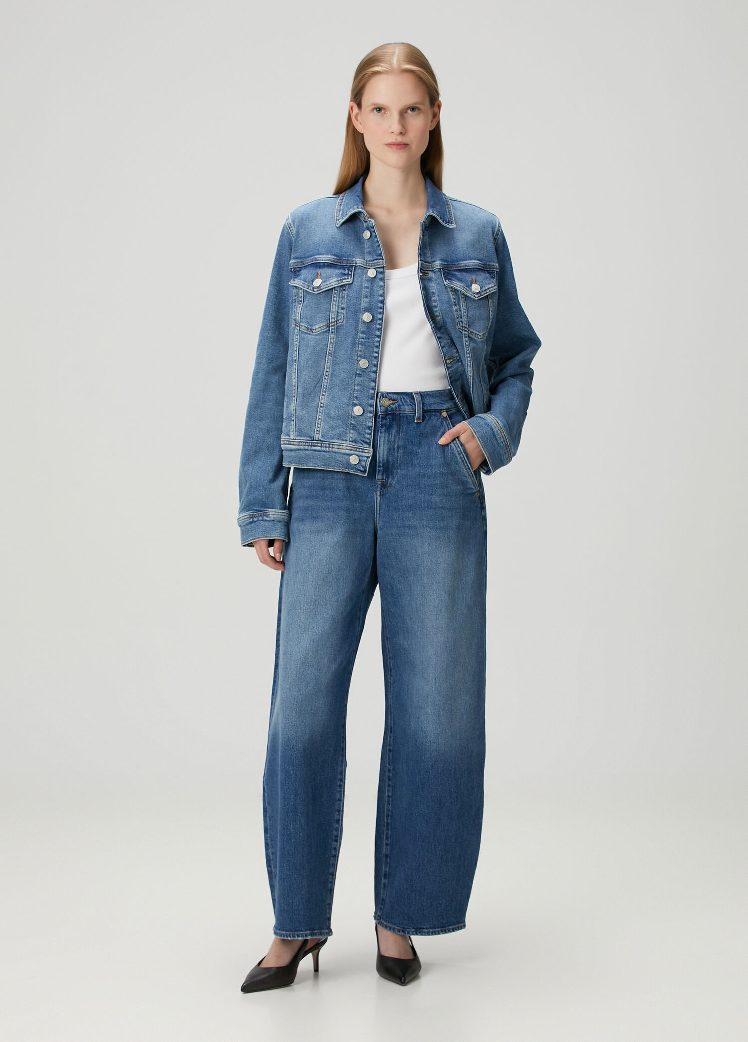 Mavi Wide Leg Jean Pantolon