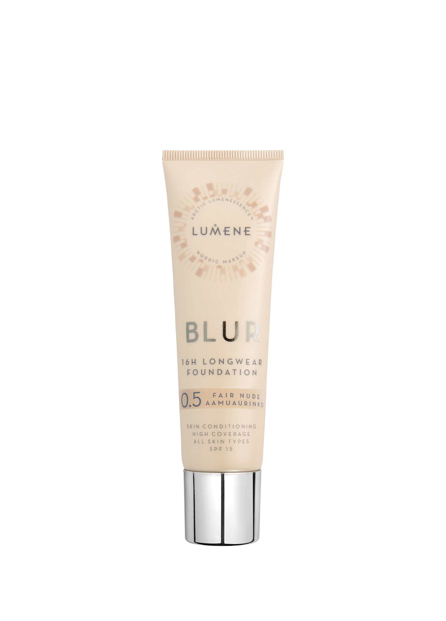 Blur 16h Longwear Fair Nude SPF15 Gözenek Görünümünü Azaltan Yarı Mat Fondöten