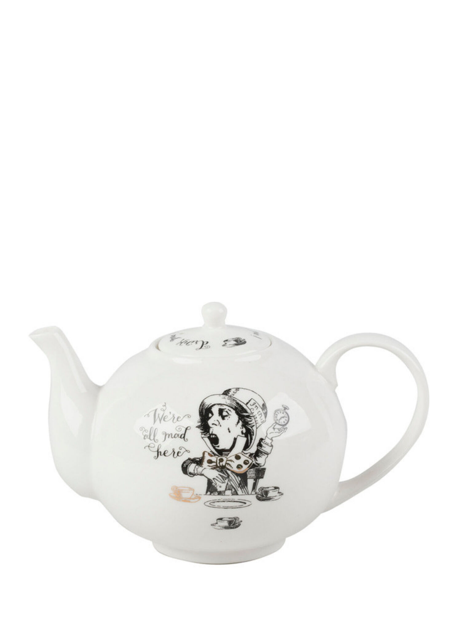 Mikasa x V&A Alice In Wonderland Porselen Teapot Demlik