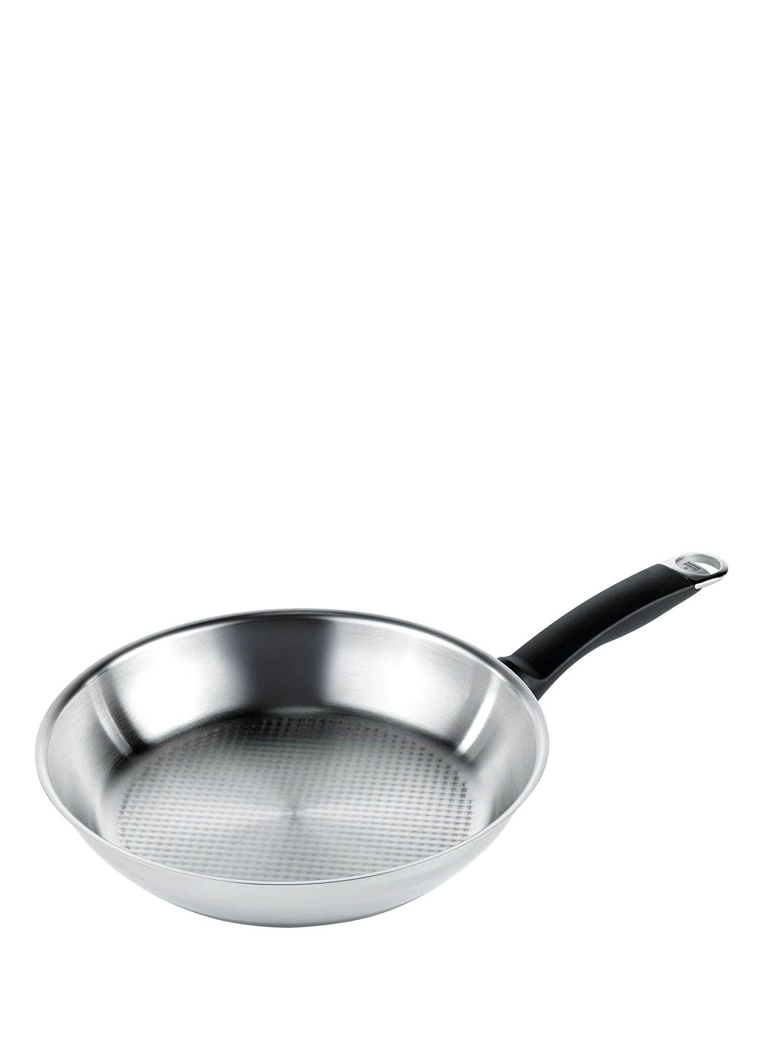 Gümüş Paslanmaz Çelik Tava 28 cm