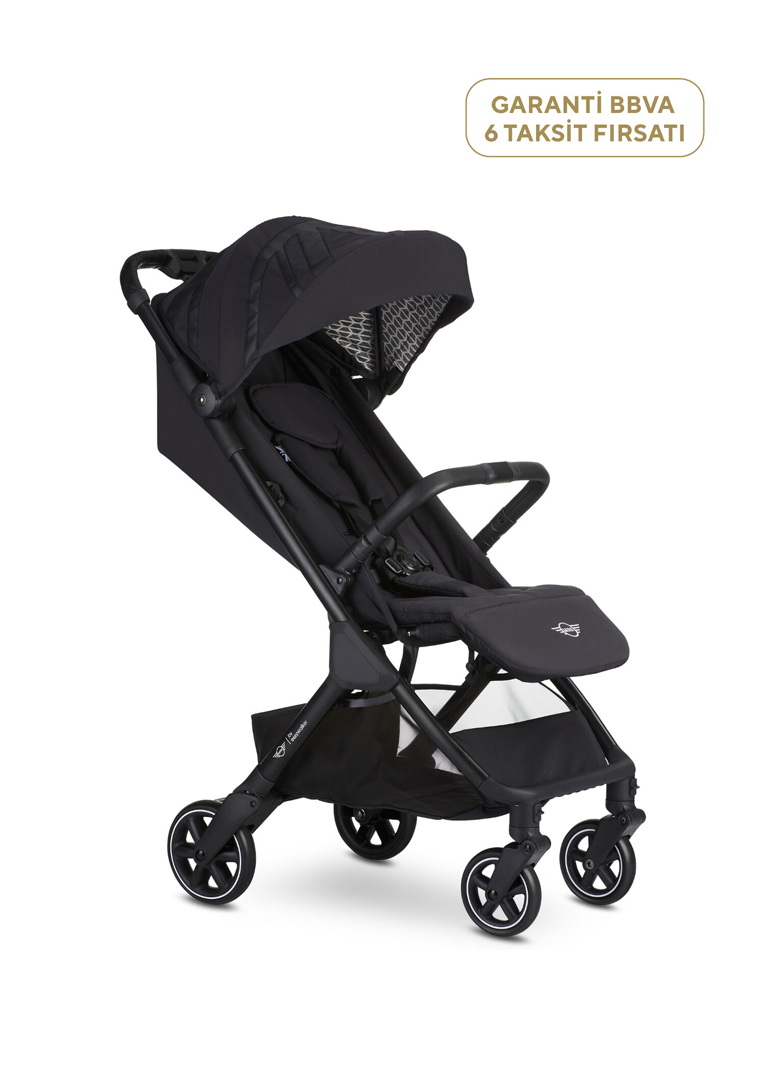 MINI by Easywalker - Buggy Snap Oxford Black Otomatik Katlanan