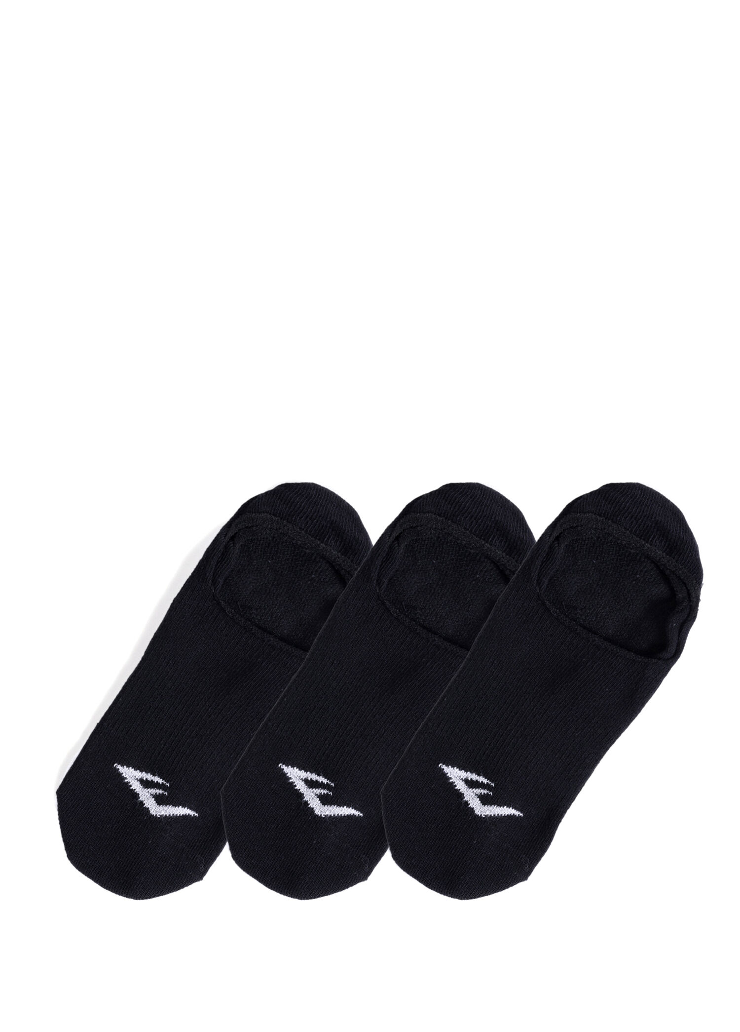 Econ Siyah 3'lü Unisex Babet Çorap