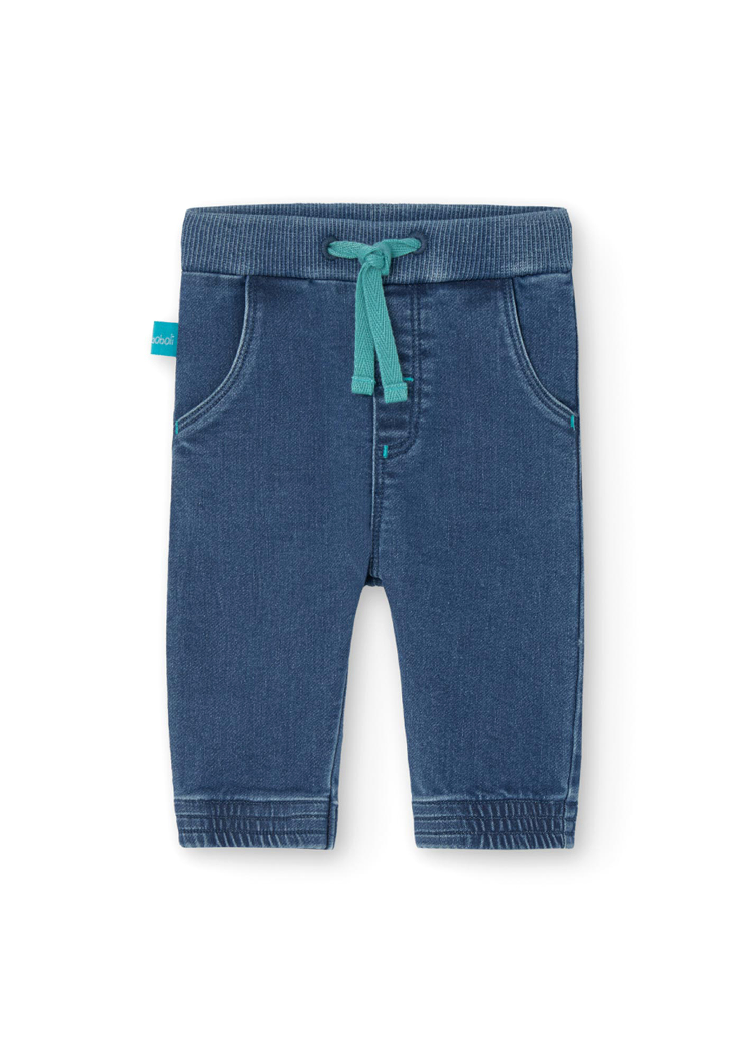 Denim Mavi Erkek Bebek Pantolon