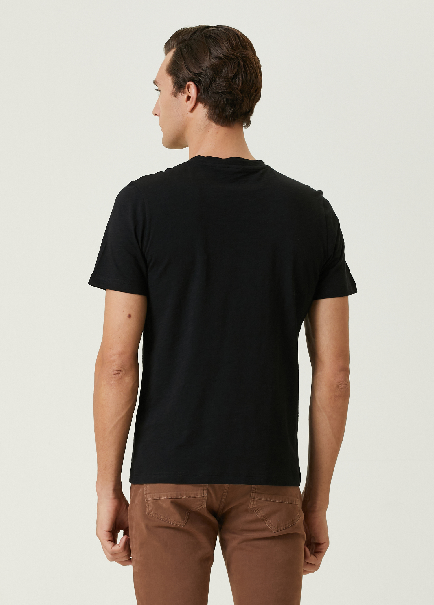 Siyah Flamlı T-shirt_4