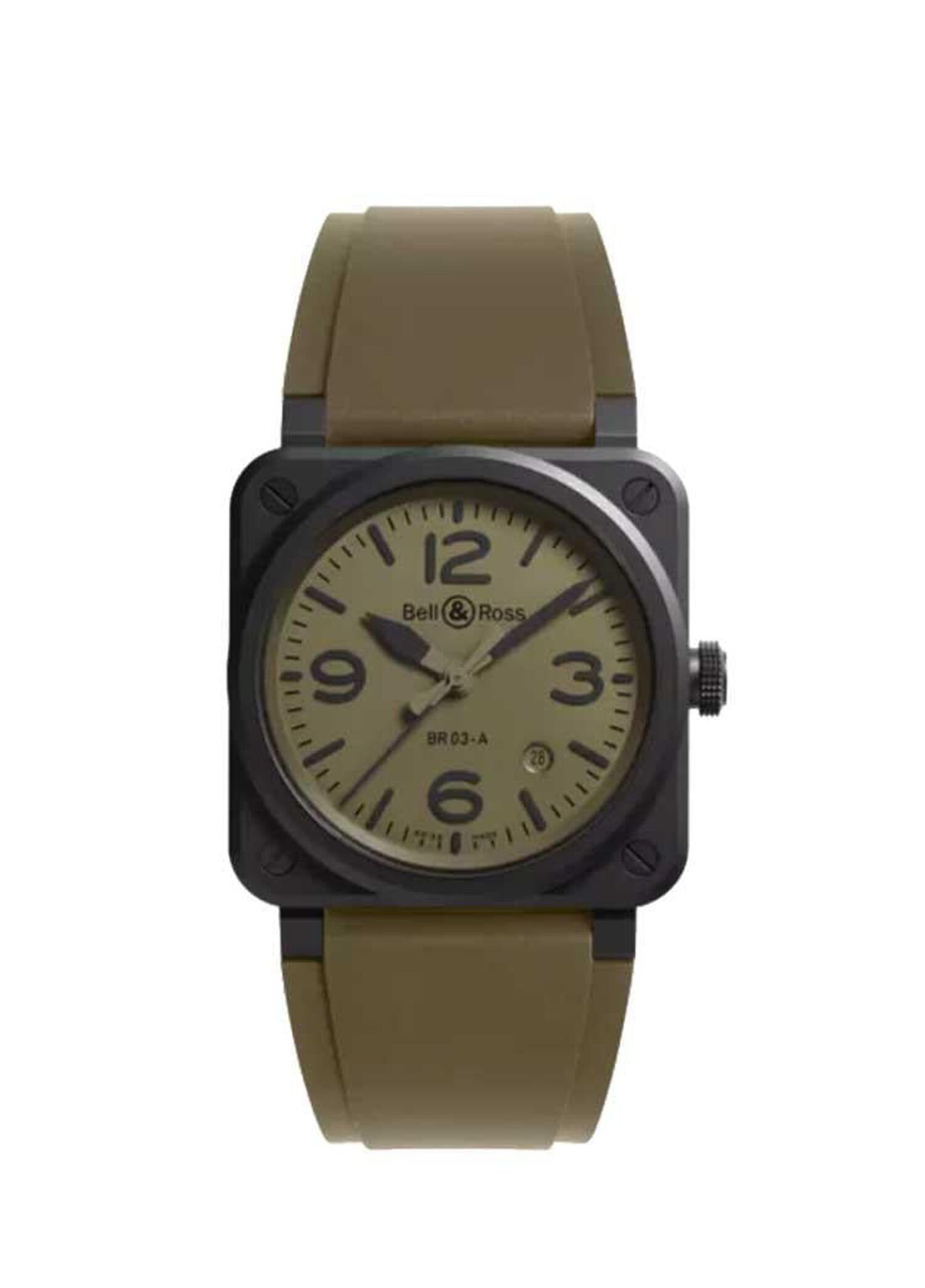 Instruments BR 03 Auto Military Ceramic Erkek Saat