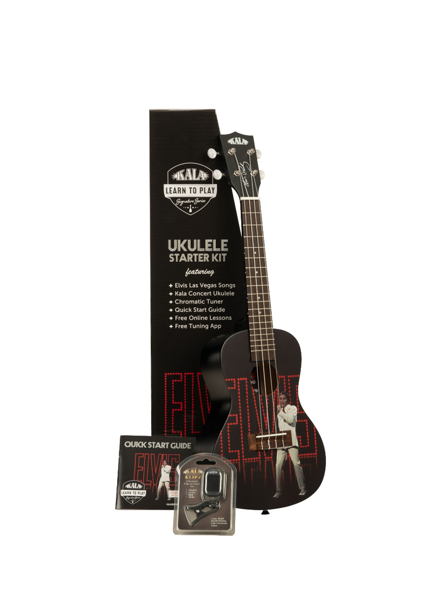 Elvis Viva Las Vegas Concert Ukulele Eğitim Seti