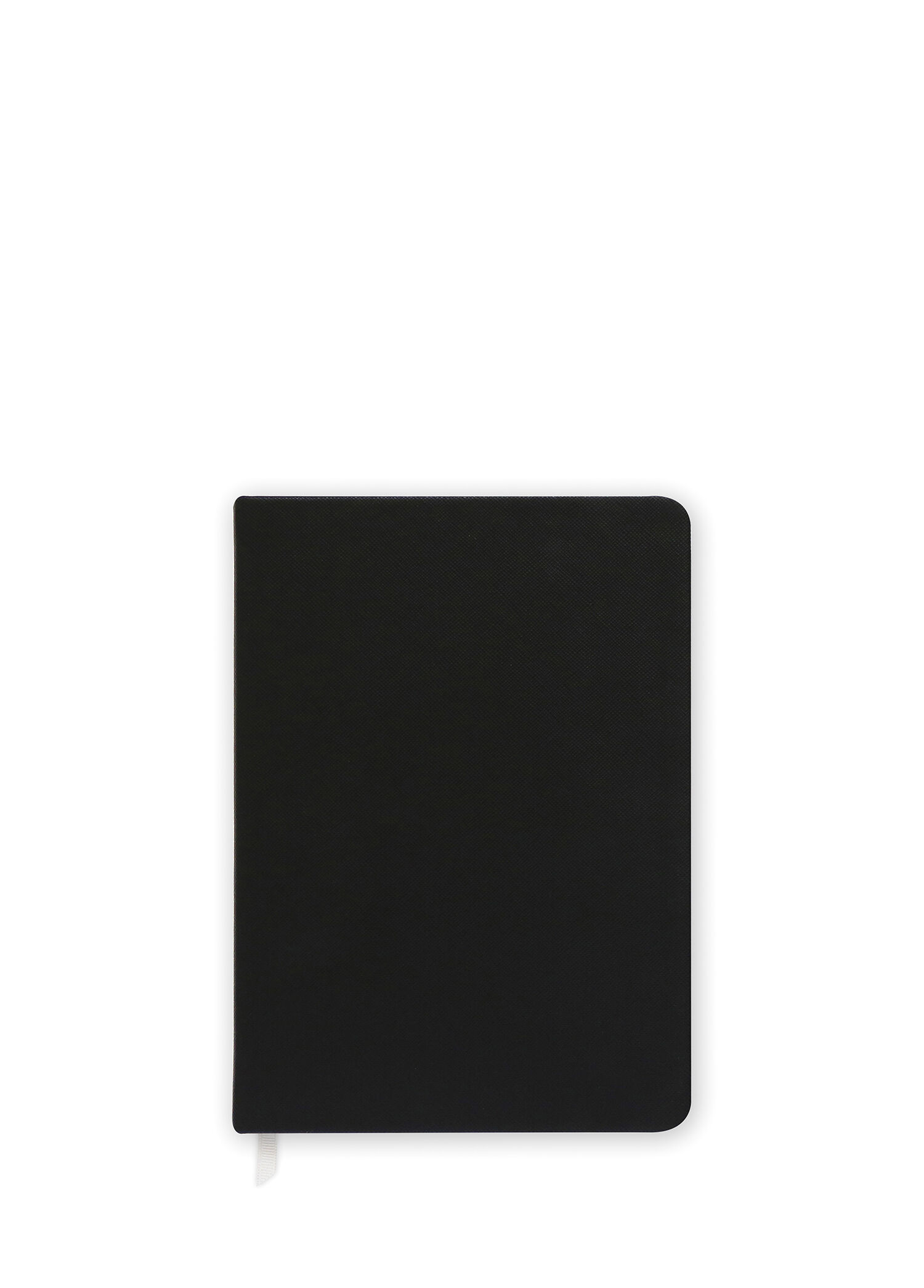 Vegan Leather Black Kumaş Kaplama Sert Kapak Defter