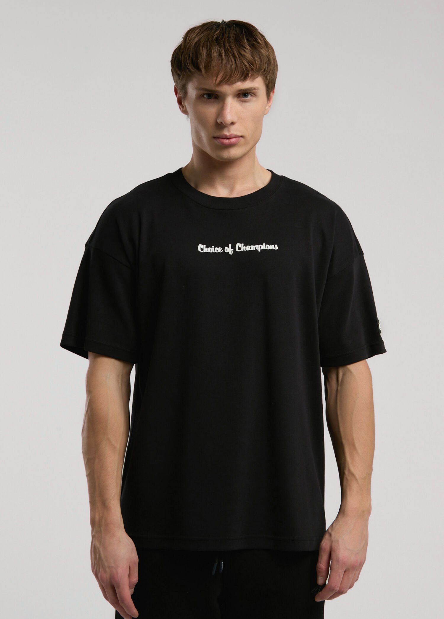 Champions Collection Siyah Kısa Kollu Erkek T-Shirt