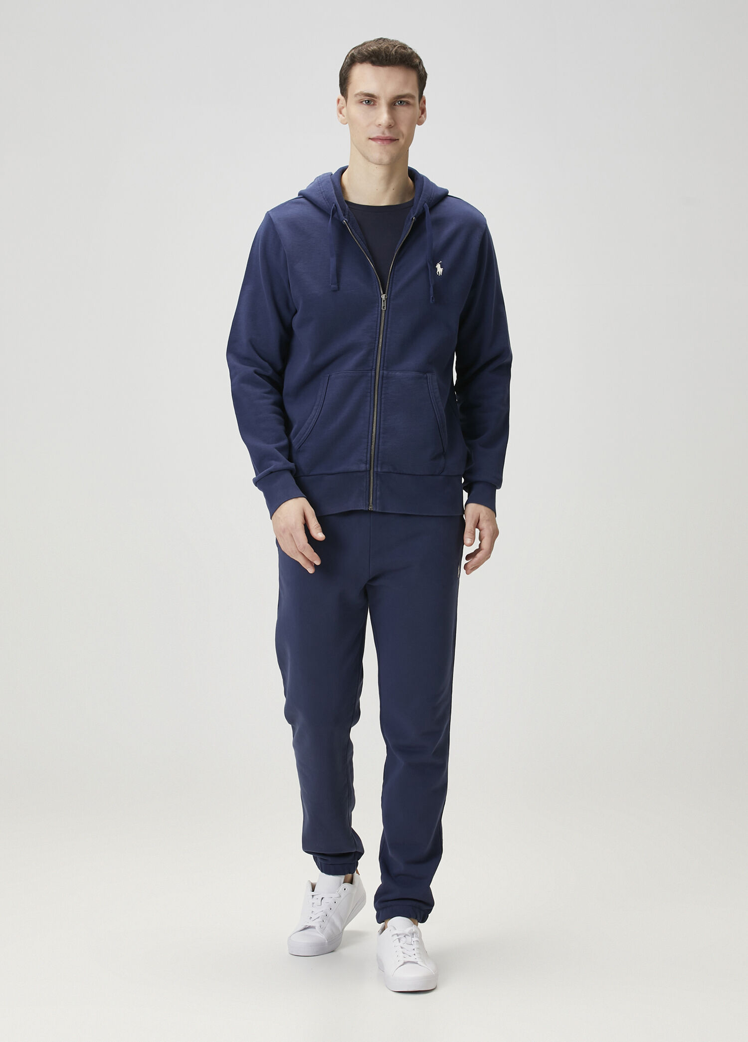 Polo Ralph Lauren Lacivert Erkek Lacivert Kapüşonlu Sweatshirt