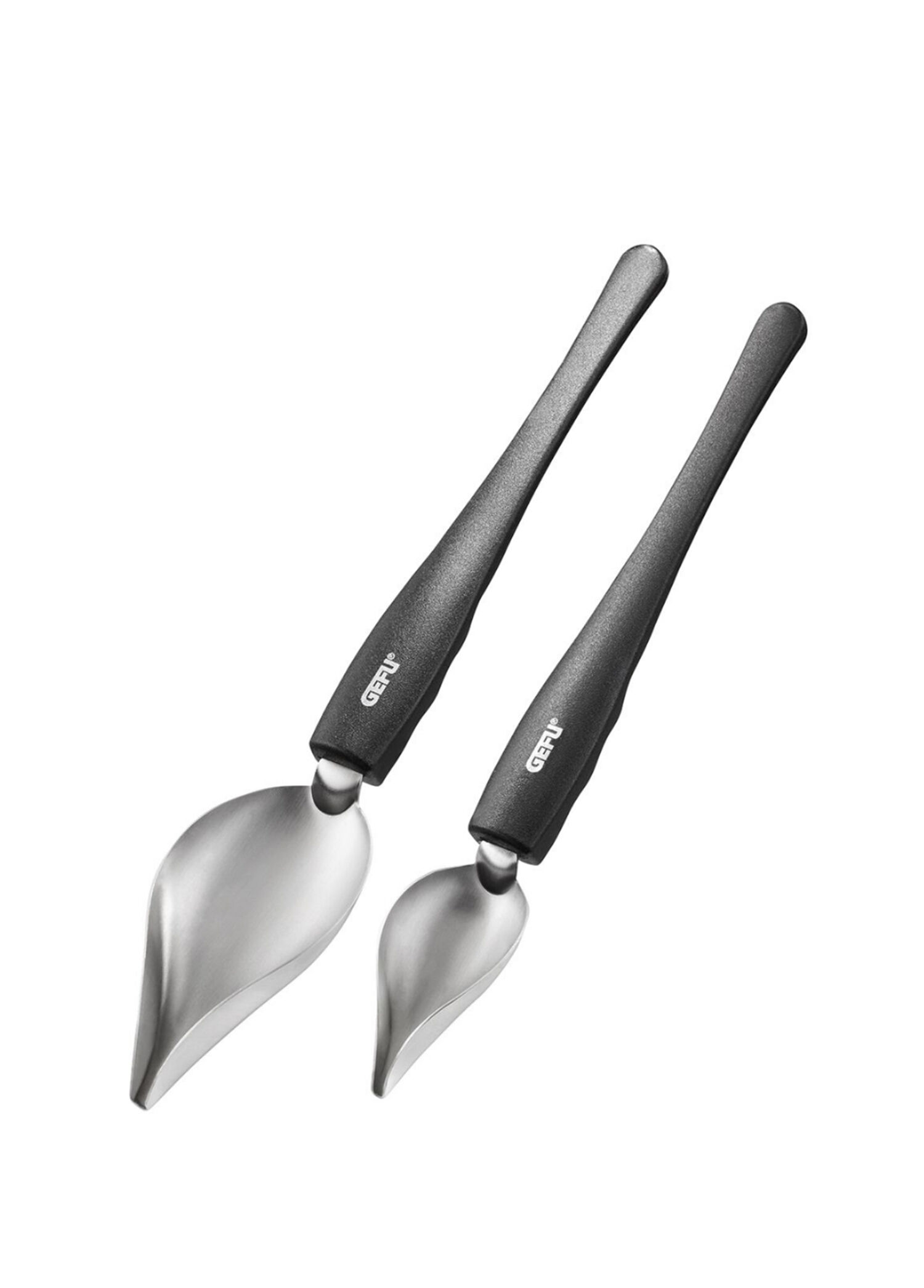 Kulinari Siyah Çelik 2'li Dekorasyon Kaşık Seti