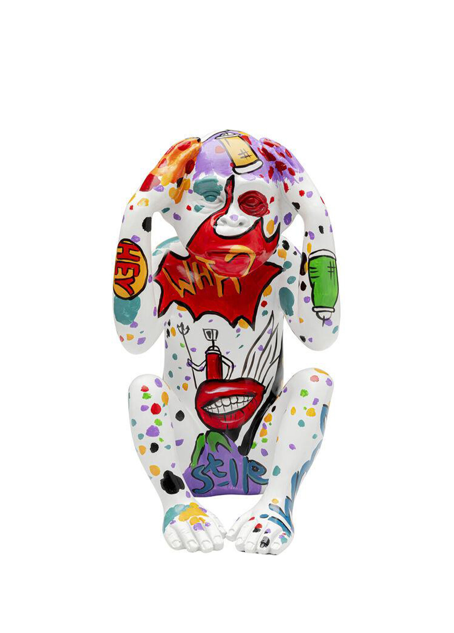 Deco Figurine Graffiti Maymun Dekoratif Obje