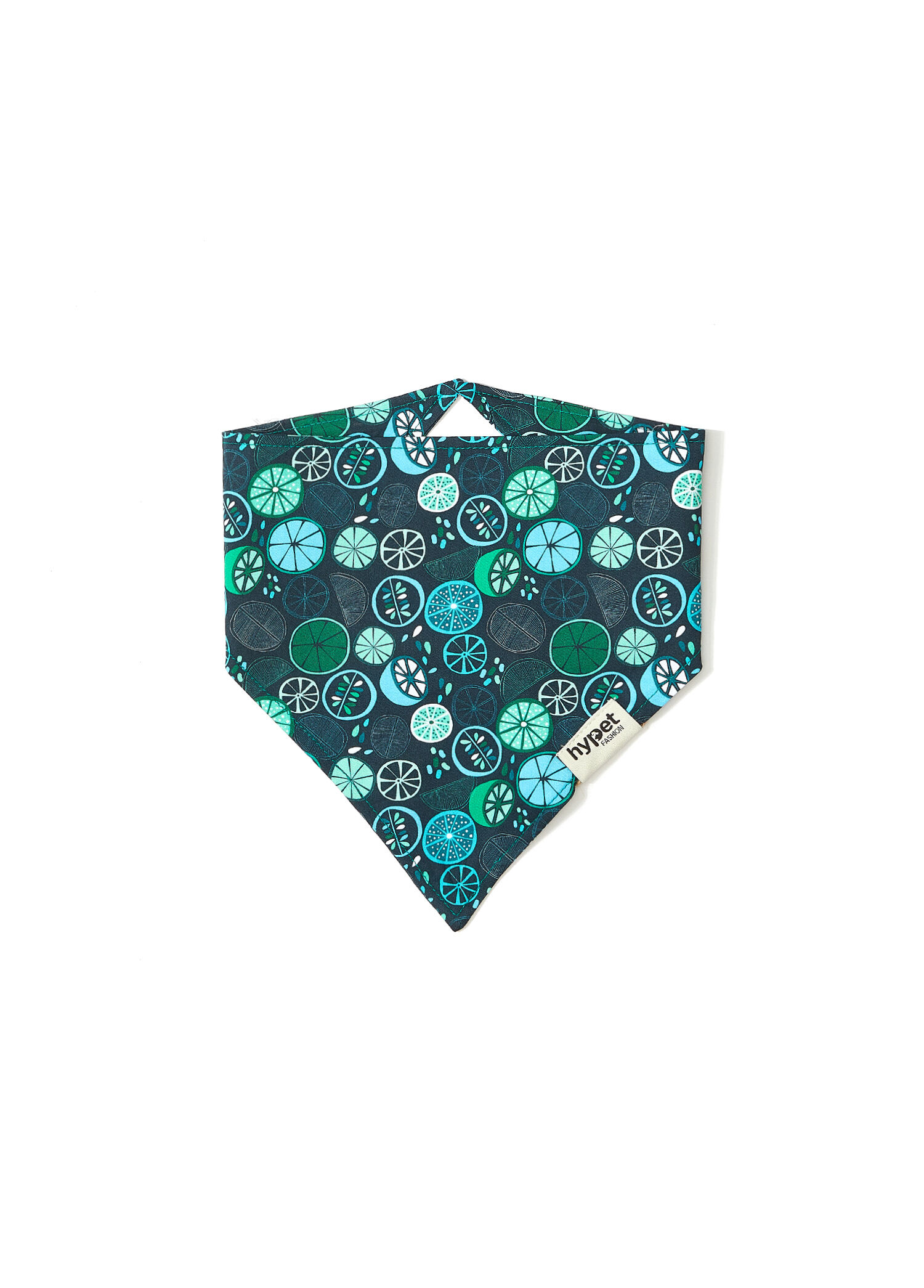 Lime Pamuklu Yeşil Köpek Bandana