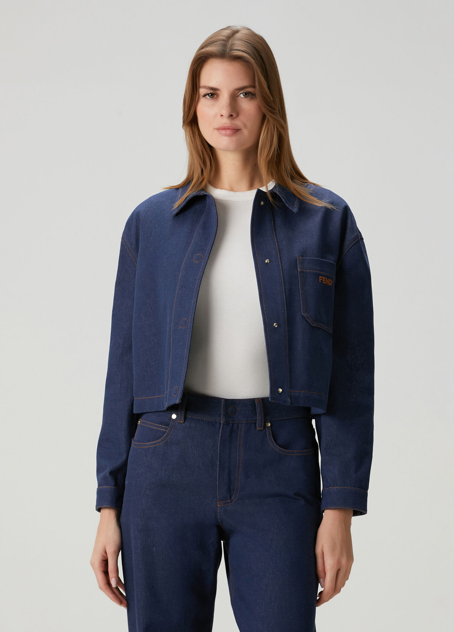 Lacivert Denim Ceket