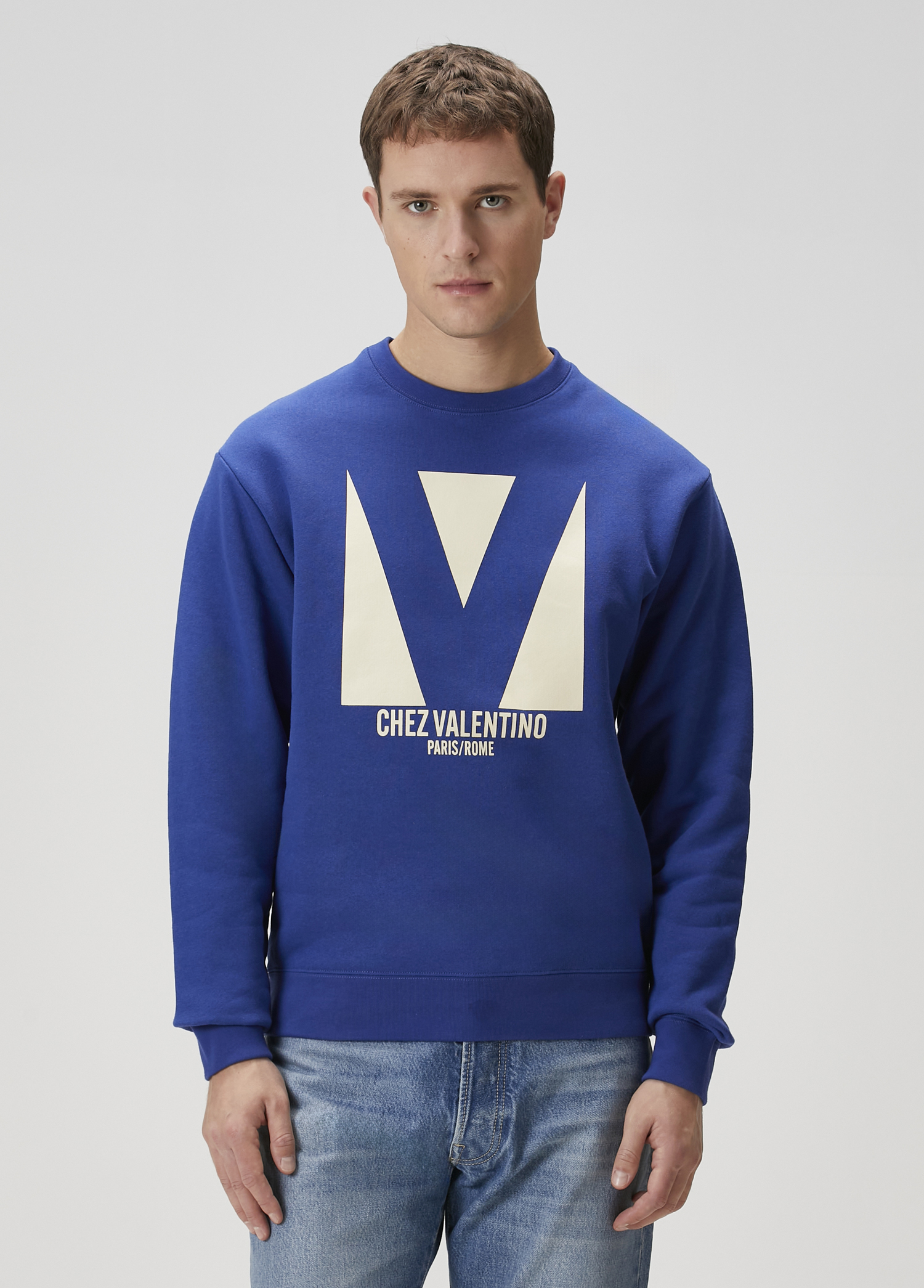 Mavi Logo Baskılı Sweatshirt