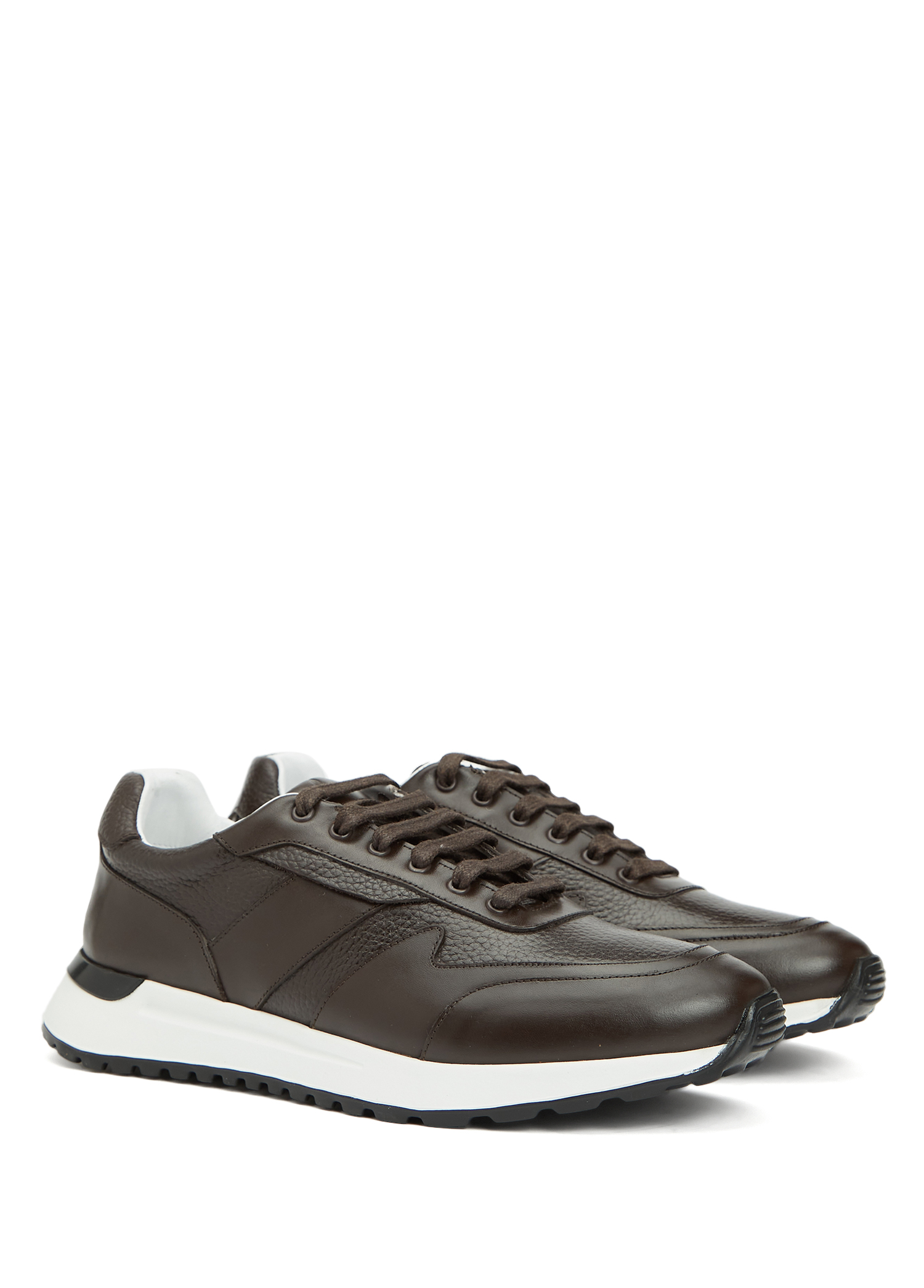 Kahverengi Erkek Deri Sneaker_1