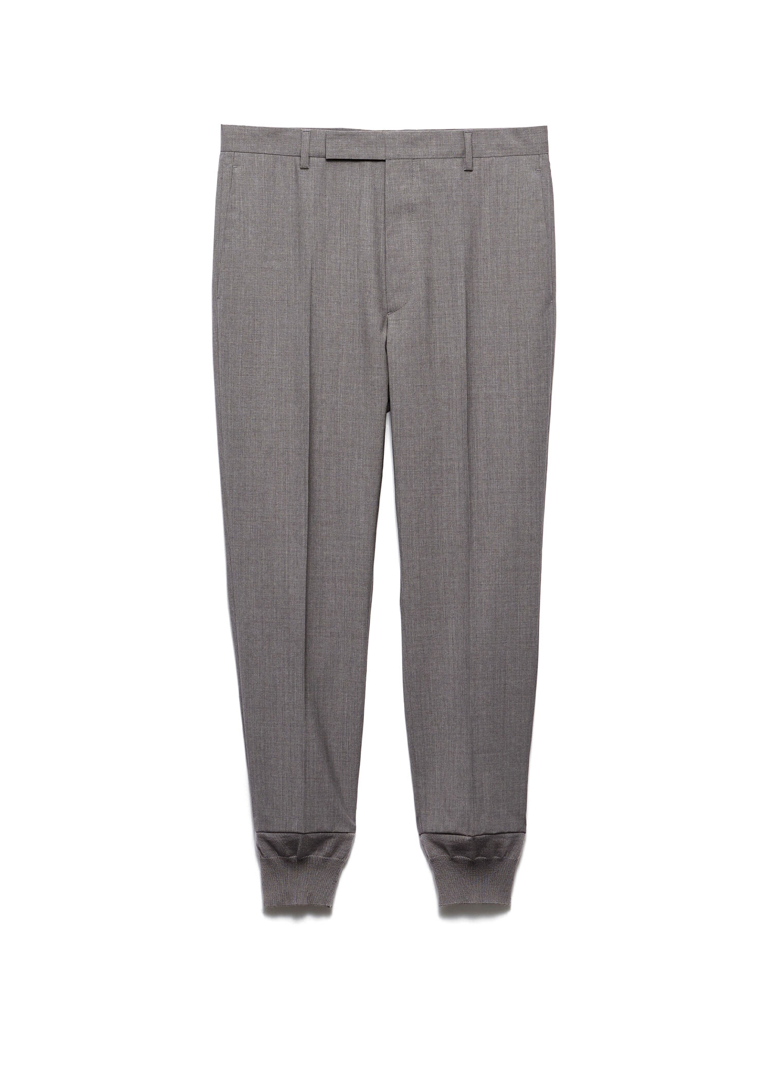 Christian Berg Grey Pure Wool Men's Trousers