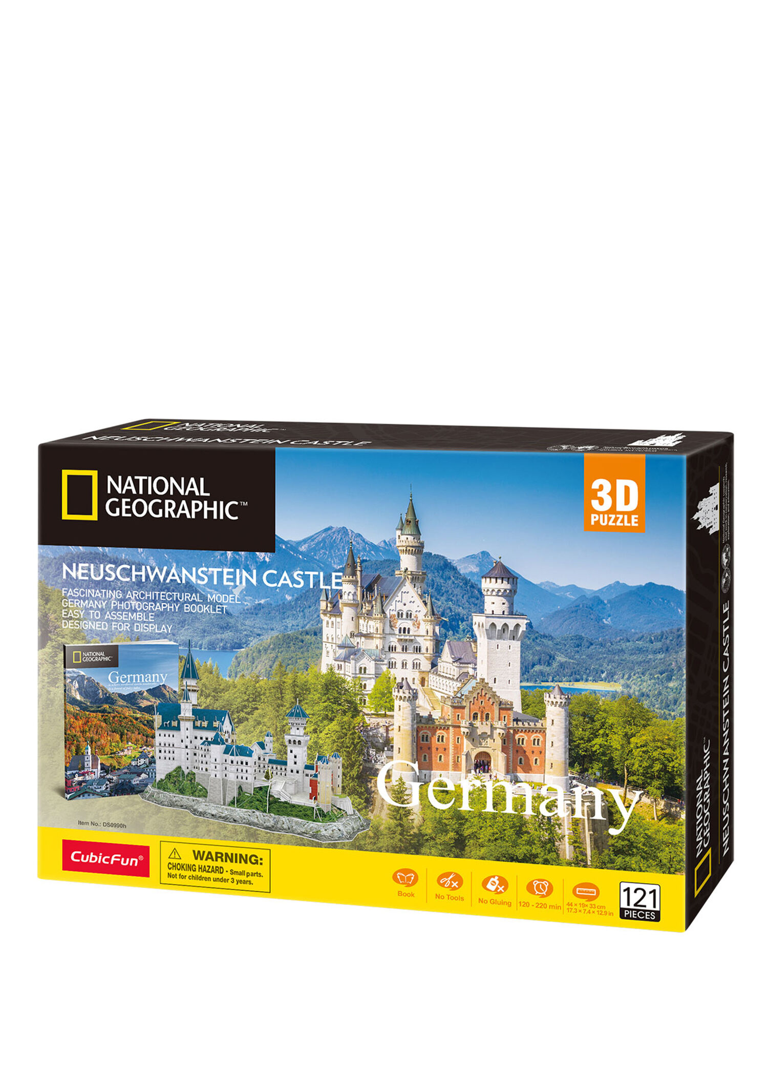 National Geographic Serisi Neuschwanstein Kalesi 3D Puzzle 121 Parça
