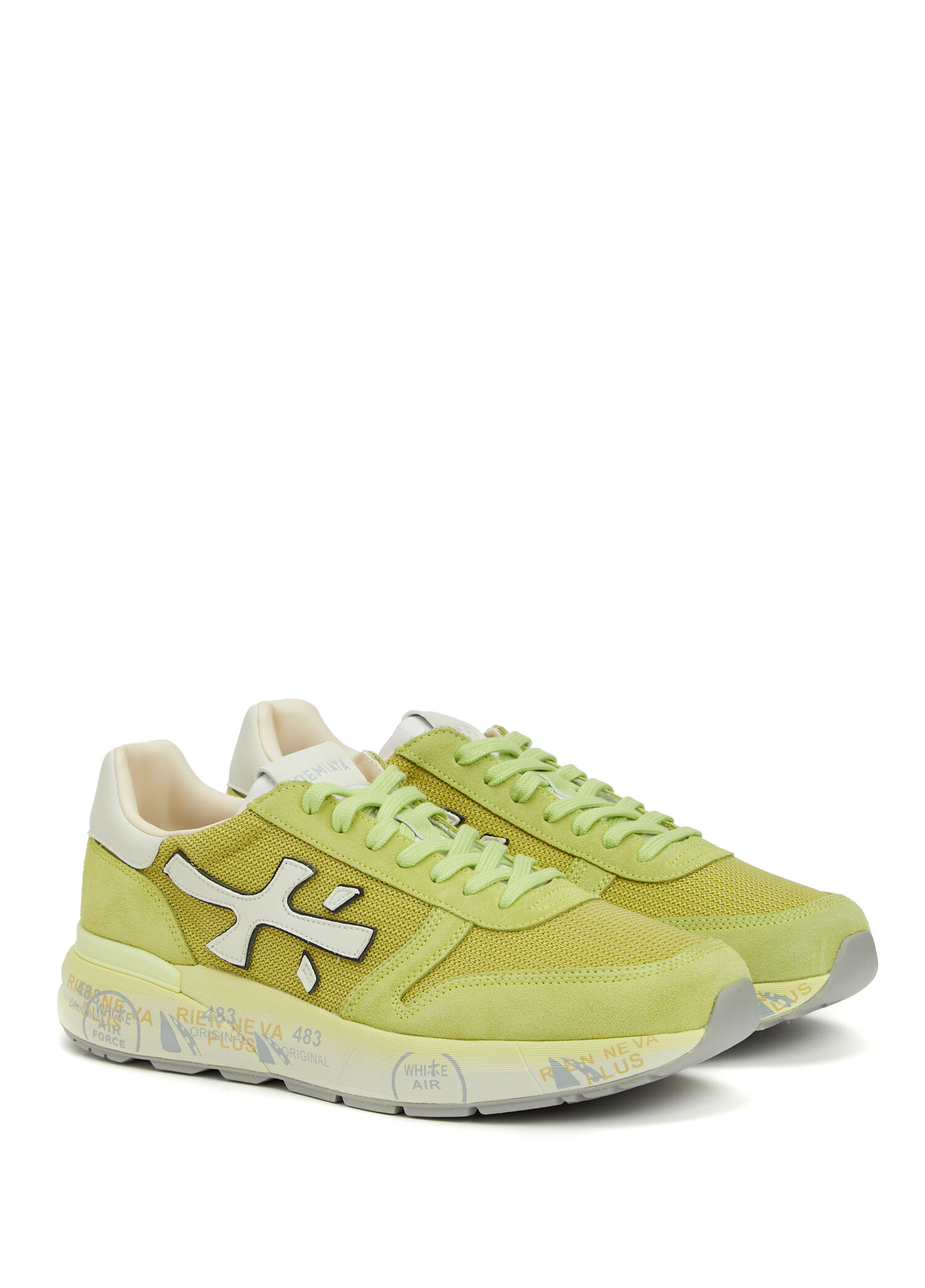 Premiata - Mick Yeşil Erkek Sneaker - Açık Yeşil